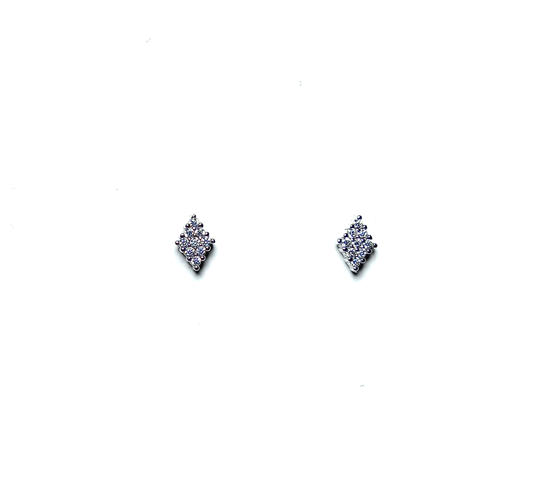 AROS ANDREA COGGIOLA JOYAS CIRCÓN ROMBO PLATA FINA 925 - 1
