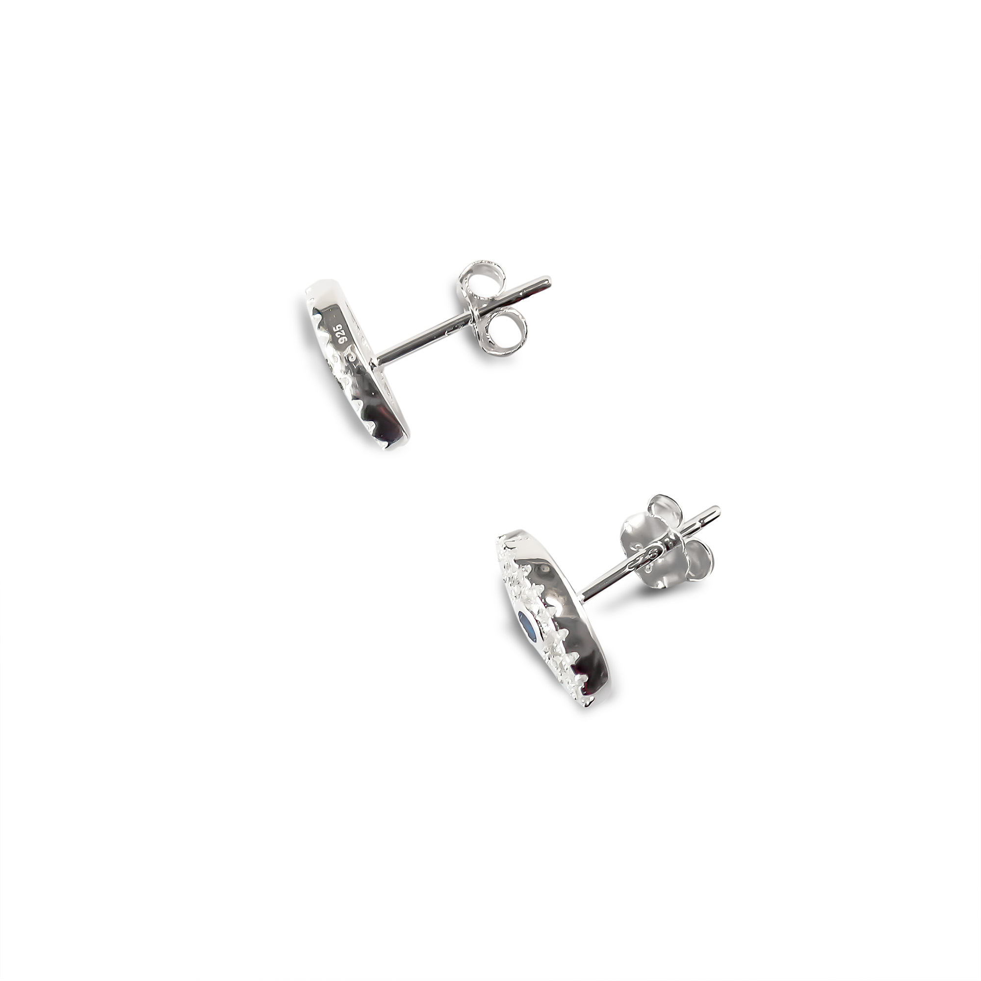 AROS ANDREA COGGIOLA JOYAS OJOS CIRCÓN PLATA FINA 925 - 2