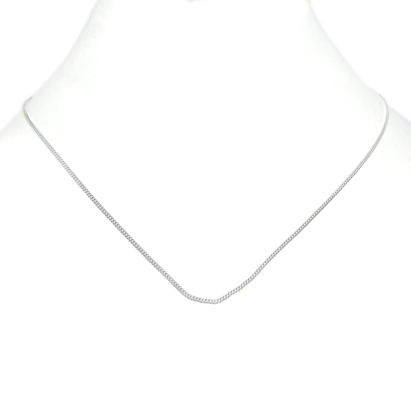 CADENA ANDREA COGGIOLA JOYAS PLATA FINA 925 GRUMET FINA - 1