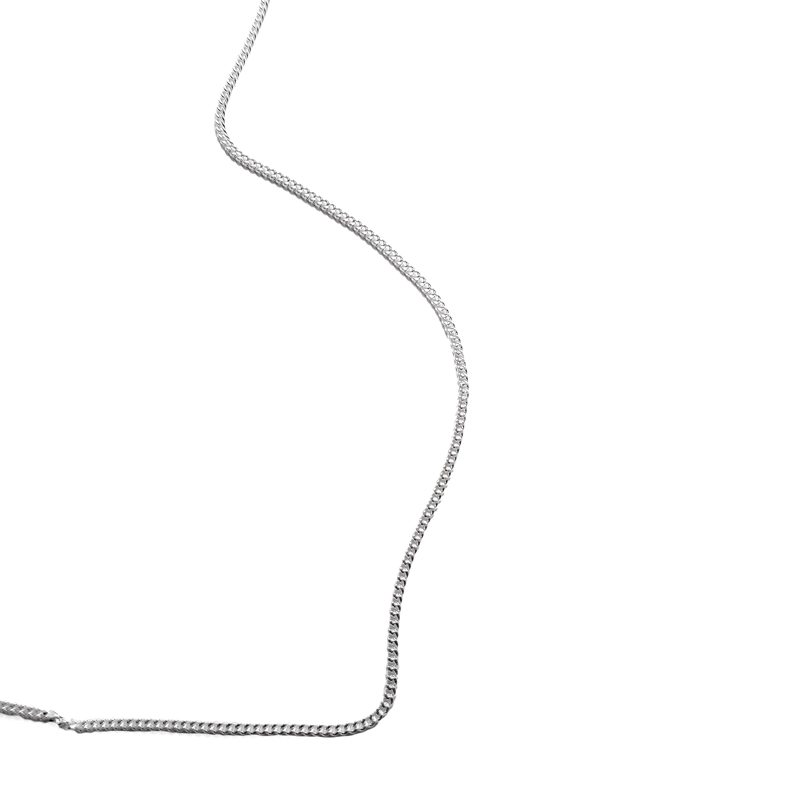 CADENA ANDREA COGGIOLA JOYAS PLATA FINA 925 GRUMET FINA - 2