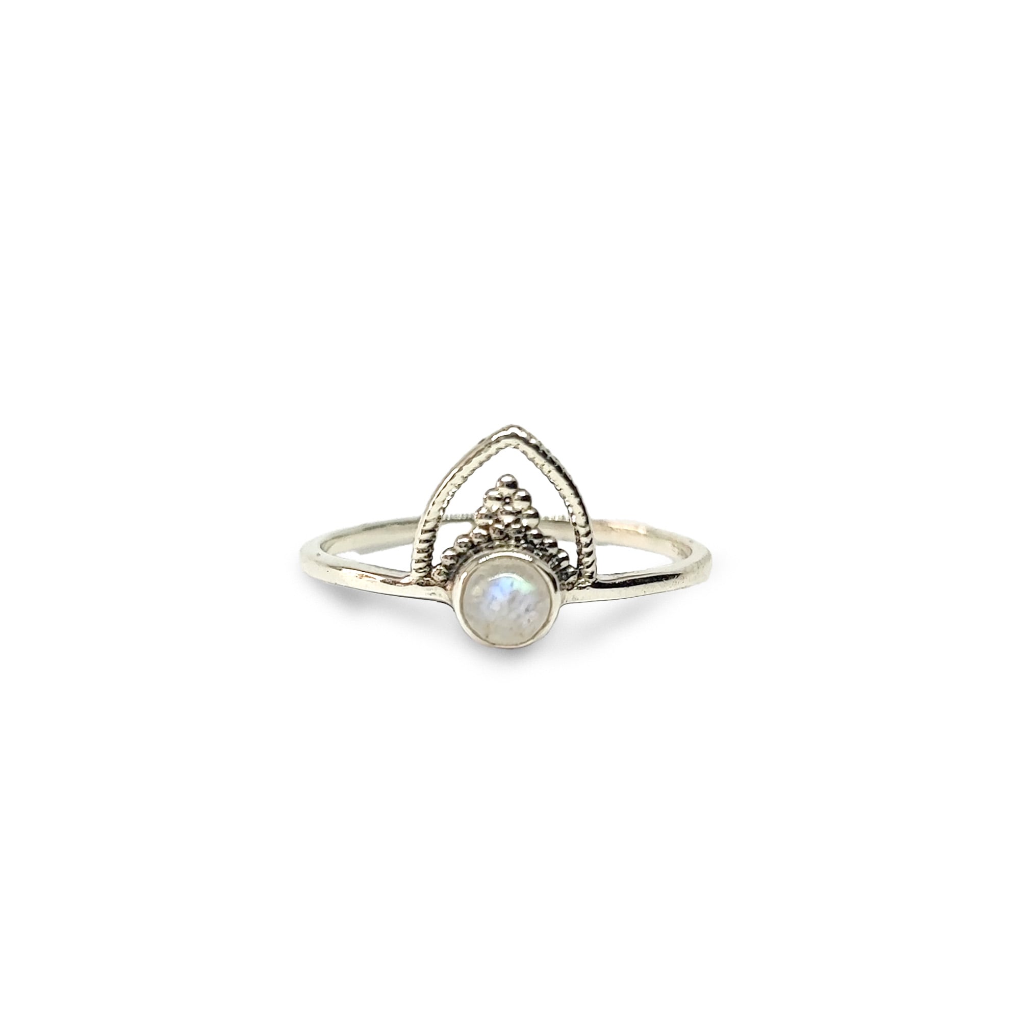 ANILLO ANDREA COGGIOLA JOYAS PLATA FINA 925 PRISHA PIEDRA LUNA #17 - 1