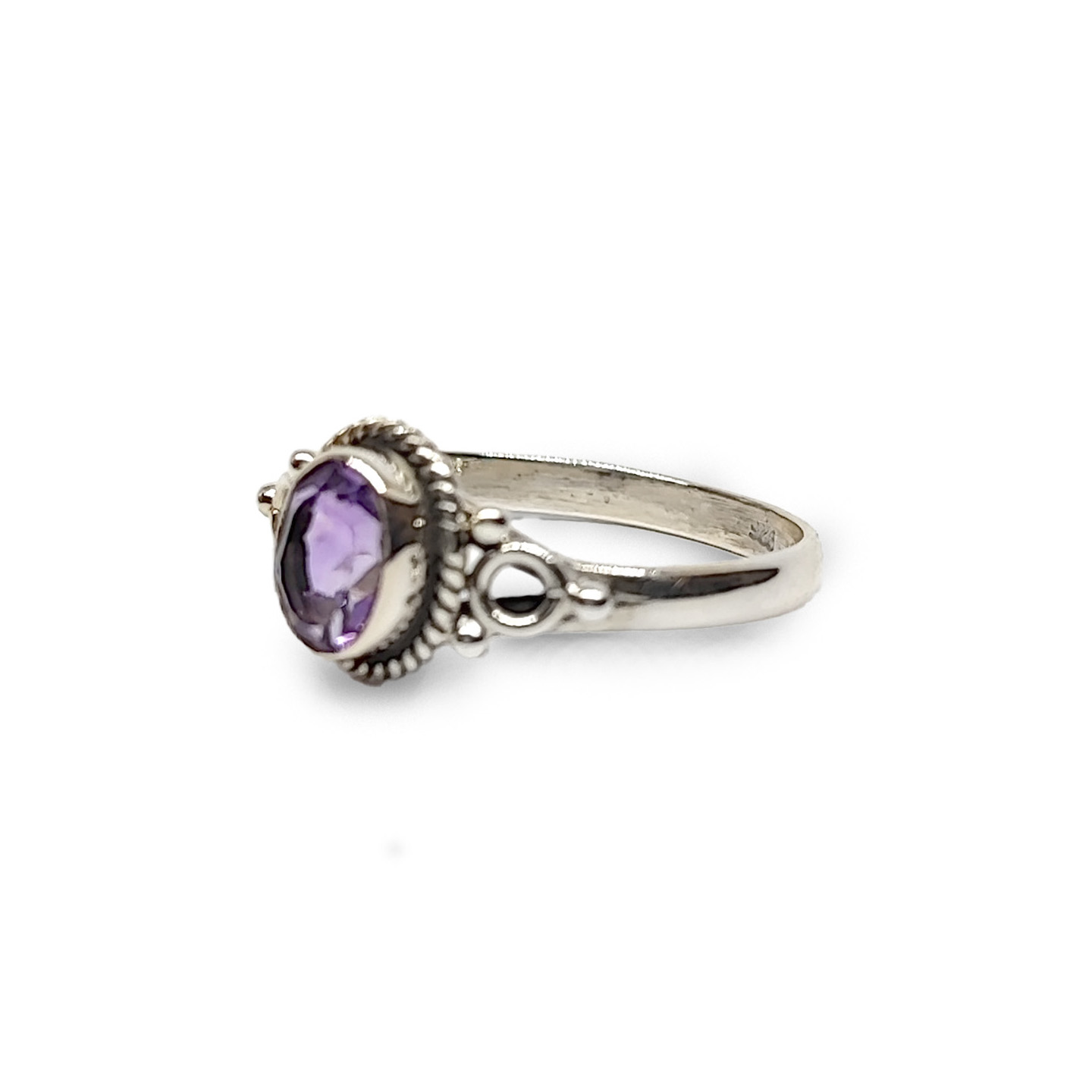 ANILLO ANDREA COGGIOLA JOYAS PLATA FINA 925 SANSA AMATISTA #20 - 1