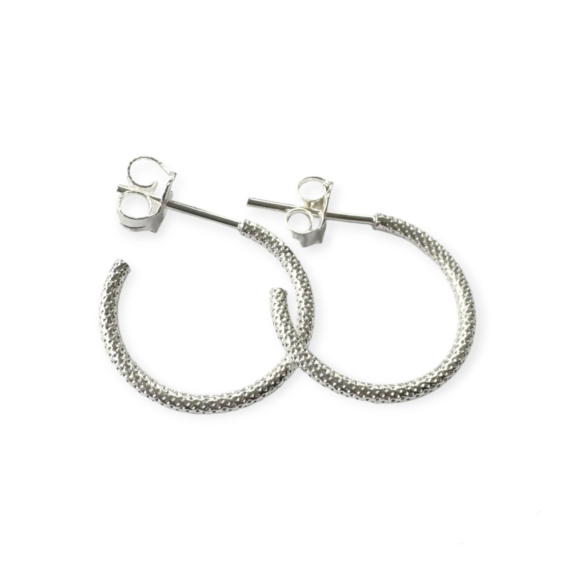 AROS ANDREA COGGIOLA JOYAS ARGOLLA SATINADA DANIELA 17MM PLATA FINA 925 - 2