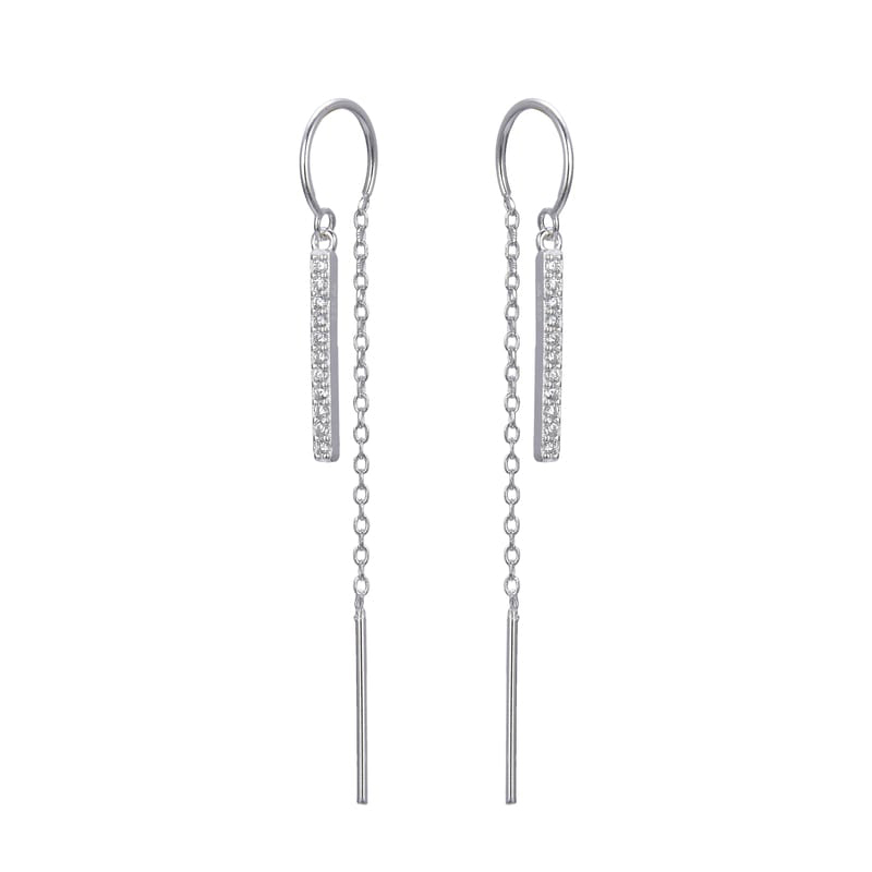 AROS BARRA CIRCON CADENA PLATA FINA 925 - 1