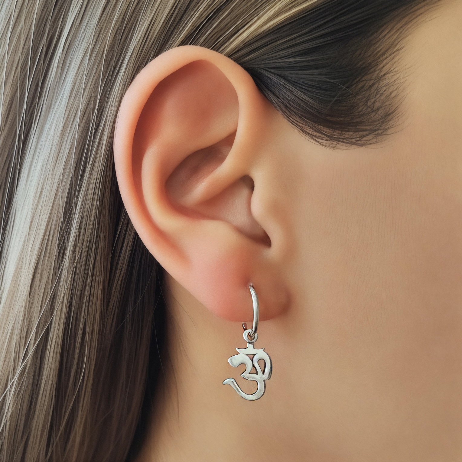 AROS ANDREA COGGIOLA JOYAS ARGOLLA OHM PLATA FINA 925 - 2
