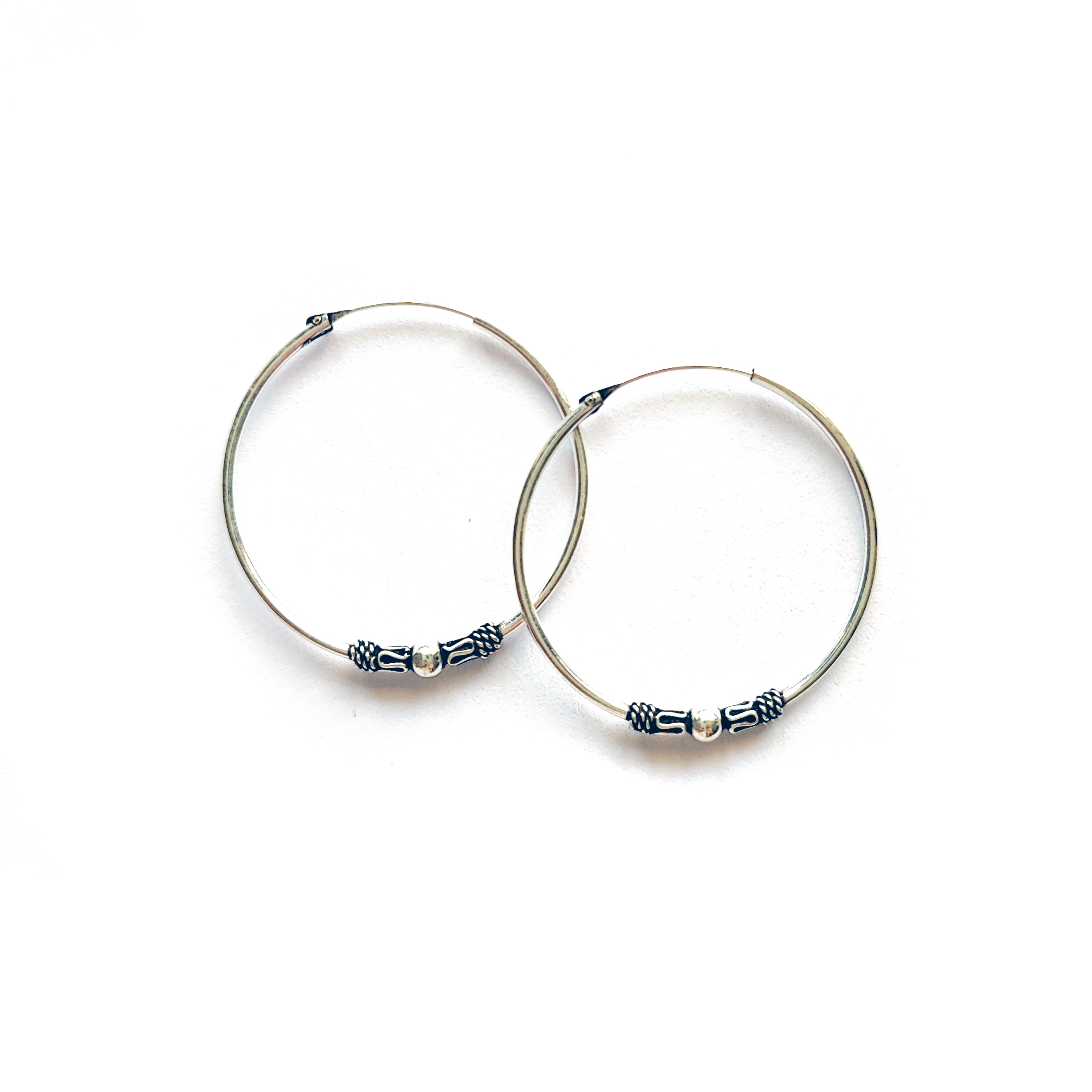 AROS ANDREA COGGIOLA JOYAS ARGOLLA BALI ENVEJECIDA PLATA FINA 925 - 1