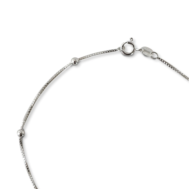 TOBILLERA ANDREA COGGIOLA JOYAS VENECIANA BOLITA PLATA FINA 925 - 2