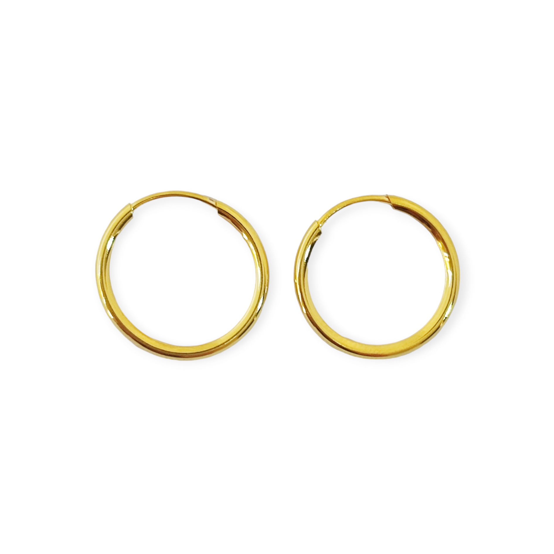 AROS ANDREA COGGIOLA JOYAS ARGOLLAS 16MM ENCHAPADO ORO 18K - 3