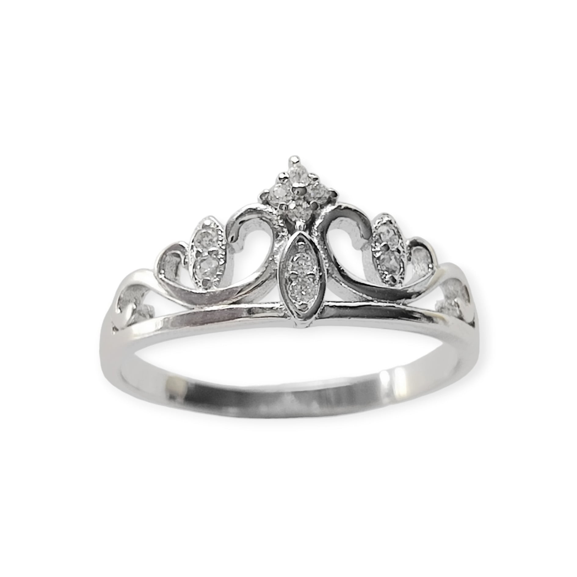 ANILLO ANDREA COGGIOLA JOYAS PLATA FINA 925 CORONA BARBARA #19 - 1
