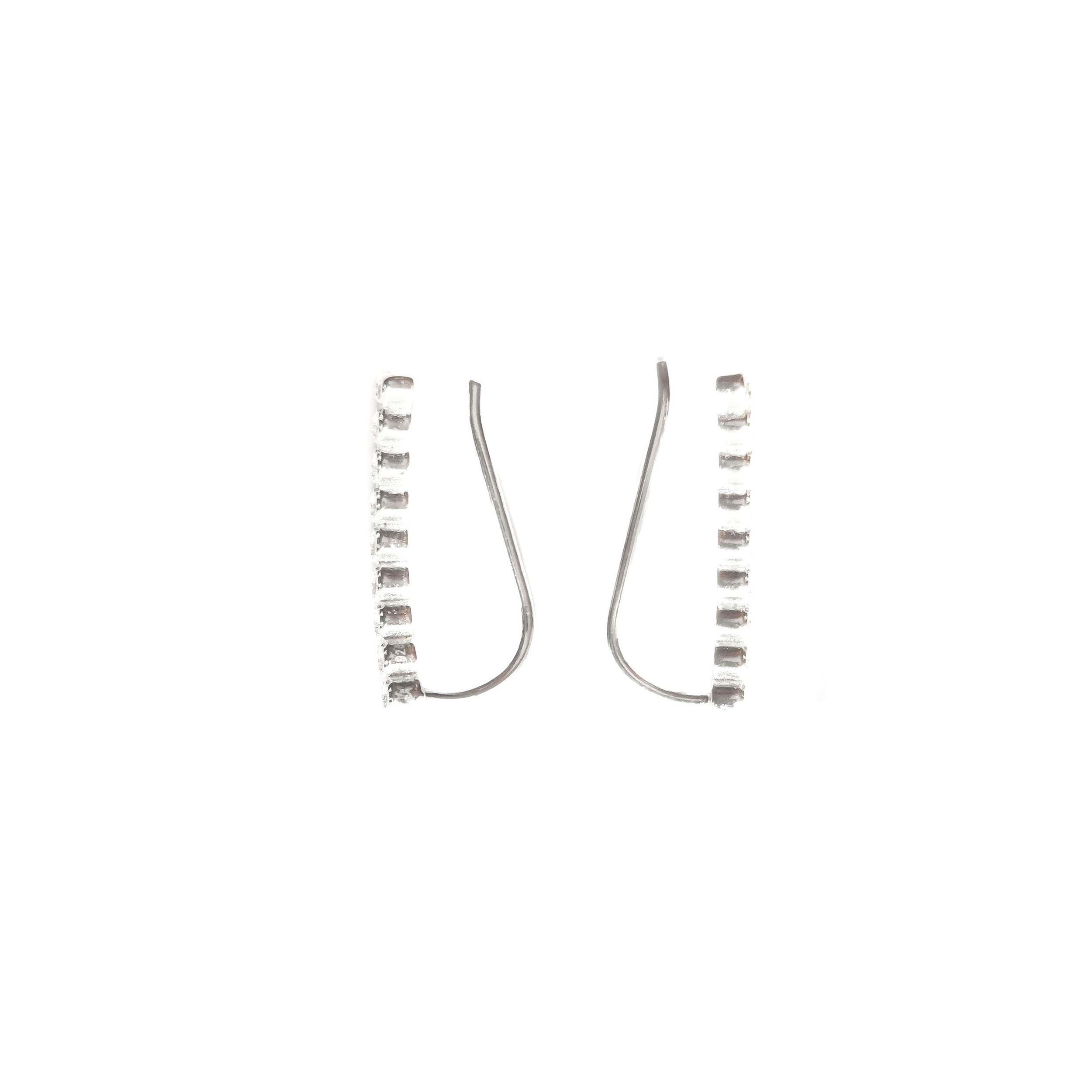 AROS ANDREA COGGIOLA JOYAS TREPADOR CIRCONES MINI PLATA FINA 925 - 3