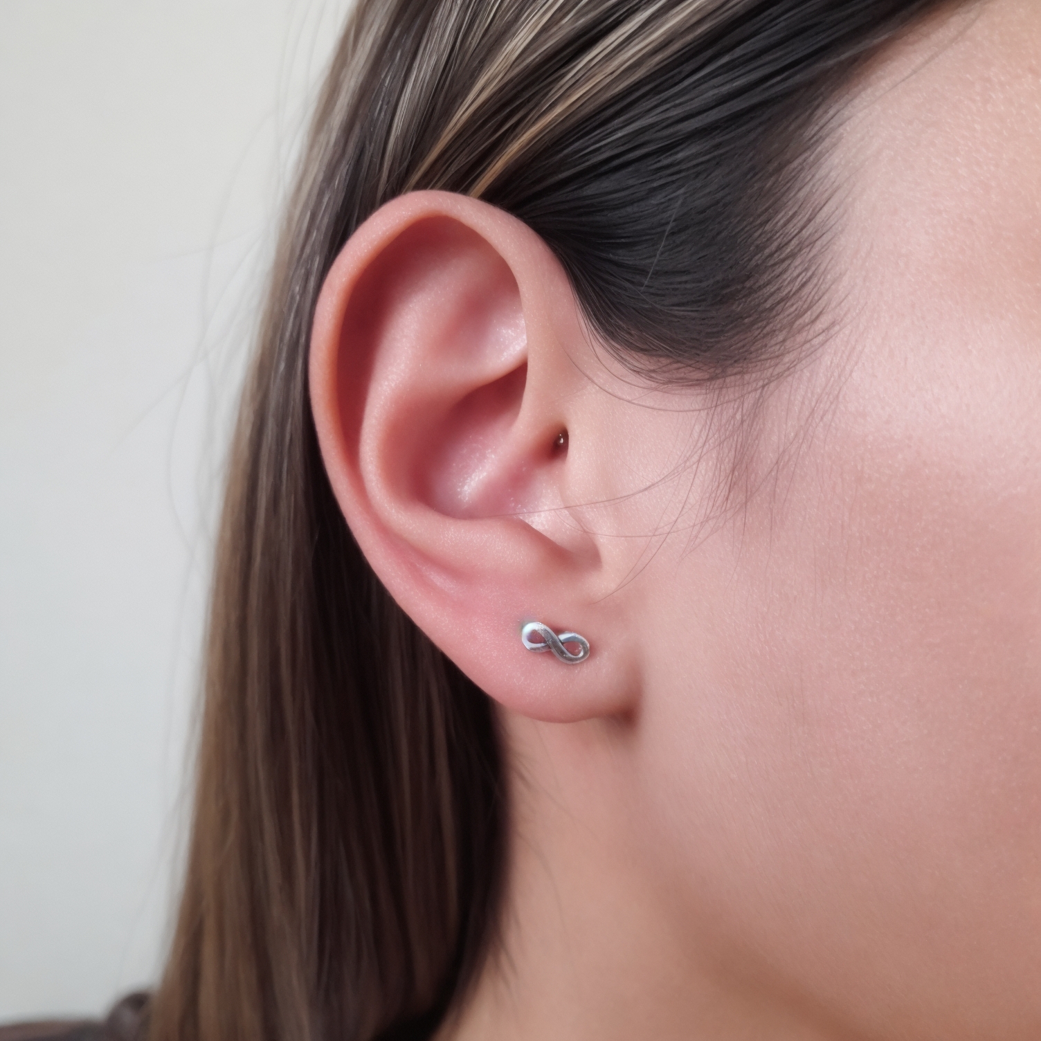 AROS ANDREA COGGIOLA JOYAS MINI INFINITO PLATA FINA 925 ENVEJECIDA - 3