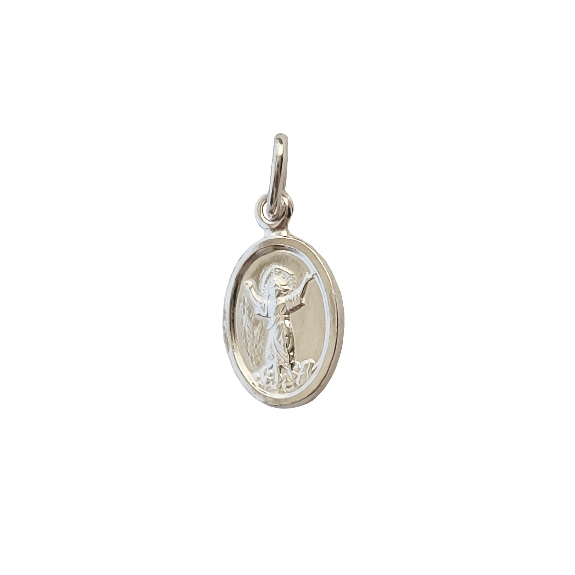 COLGANTE MEDALLA DIVINO NIÑO 9MM PLATA FINA 925 - 1
