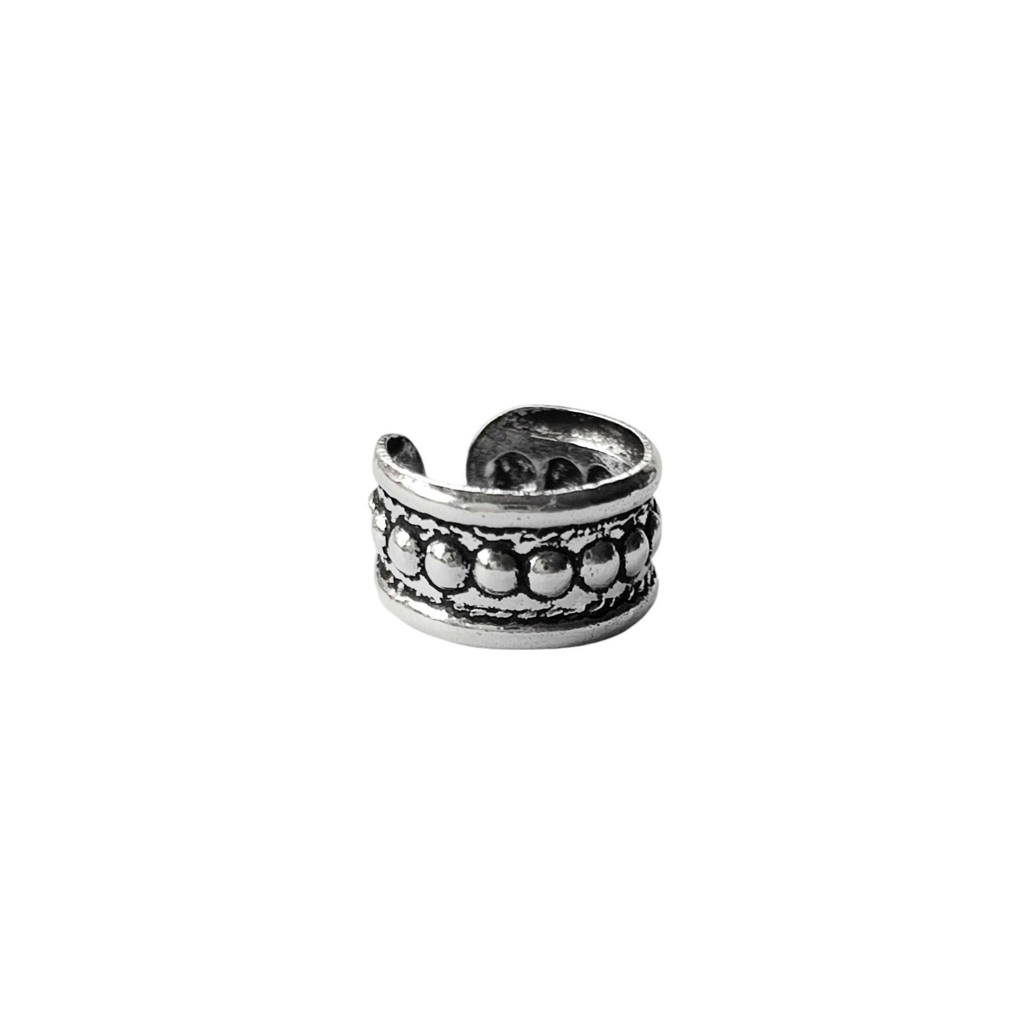 ARO ANDREA COGGIOLA JOYAS BIDU PUNTITOS ENVEJECIDO PLATA FINA 925 - 1