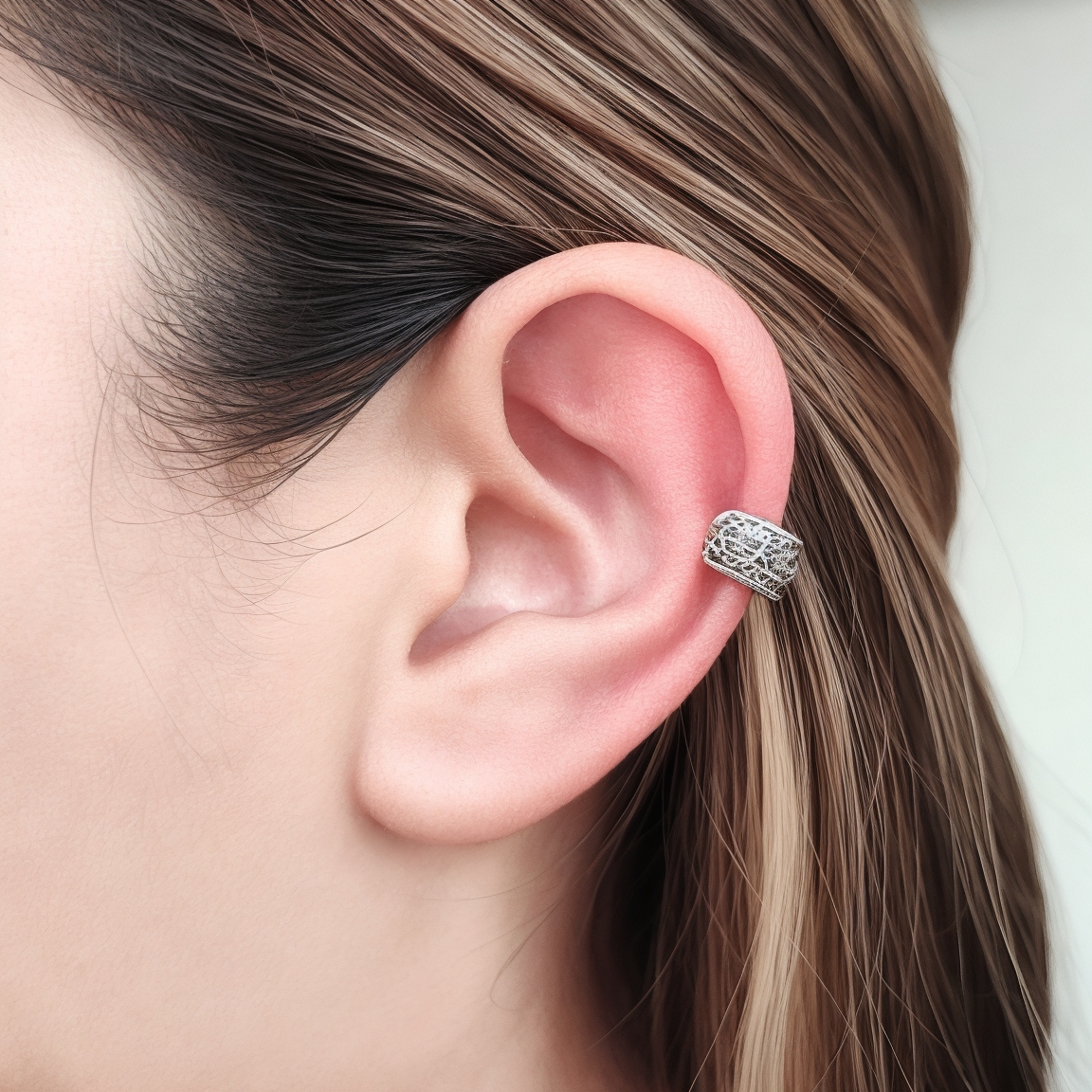 ARO ANDREA COGGIOLA JOYAS BIDU ÉTNICO ESTRELLITAS ENVEJECIDO PLATA FINA 925 - 3