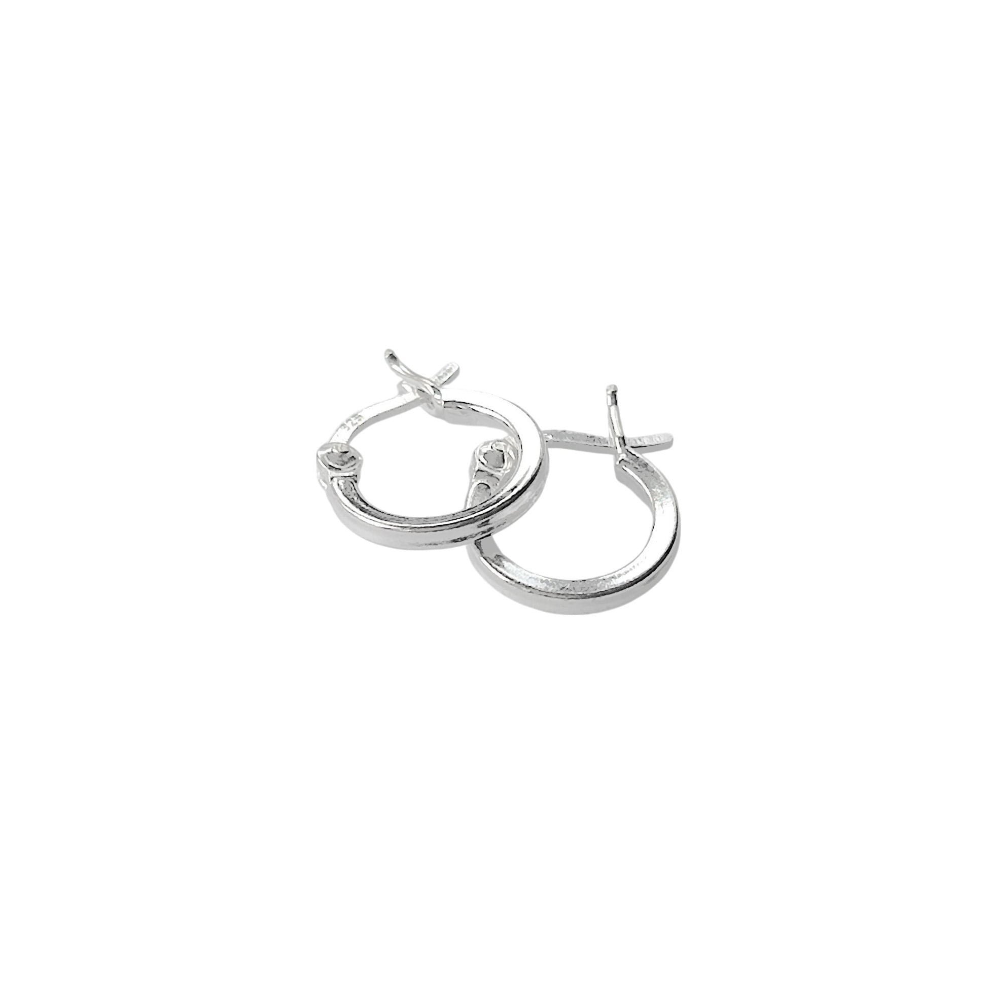 AROS ANDREA COGGIOLA JOYAS ARGOLLAS TUBO 12MM CUADRADO PLATA FINA 925 - 4