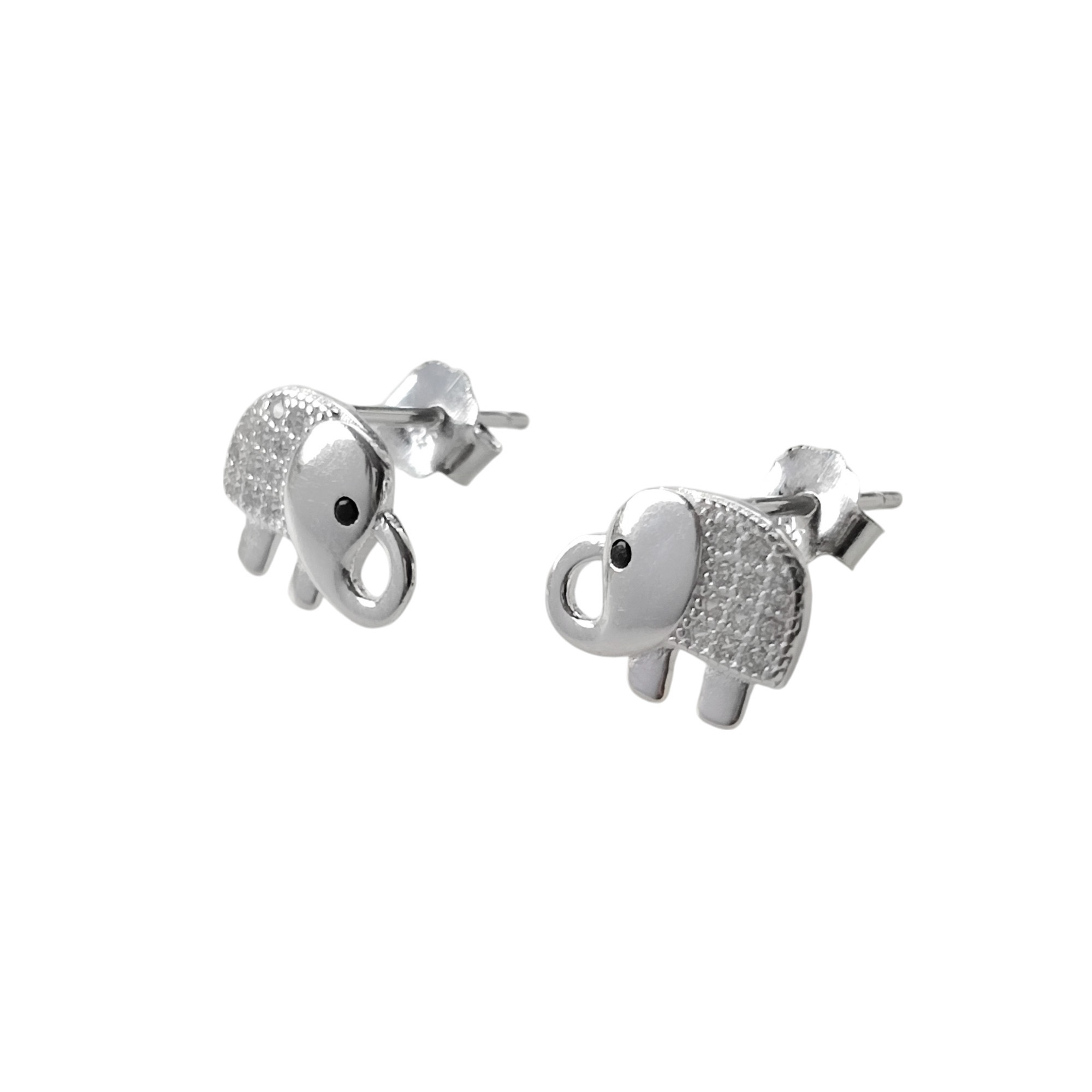 AROS ANDREA COGGIOLA JOYAS ELEFANTE PLANO CIRCÓN PLATA FINA 925 - 2