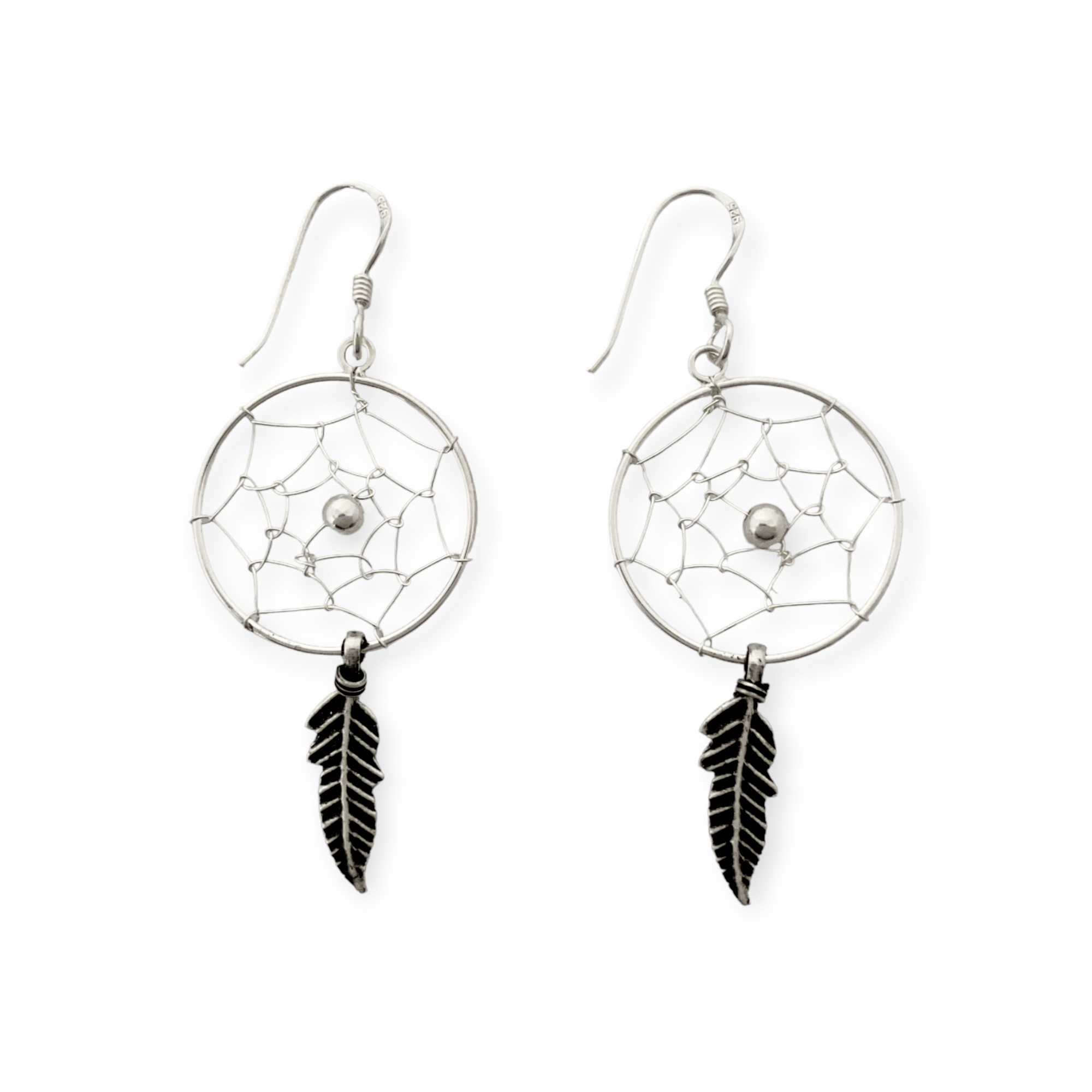 AROS ANDREA COGGIOLA JOYAS ATRAPASUEÑOS GRANDE PLATA FINA 925 - 1