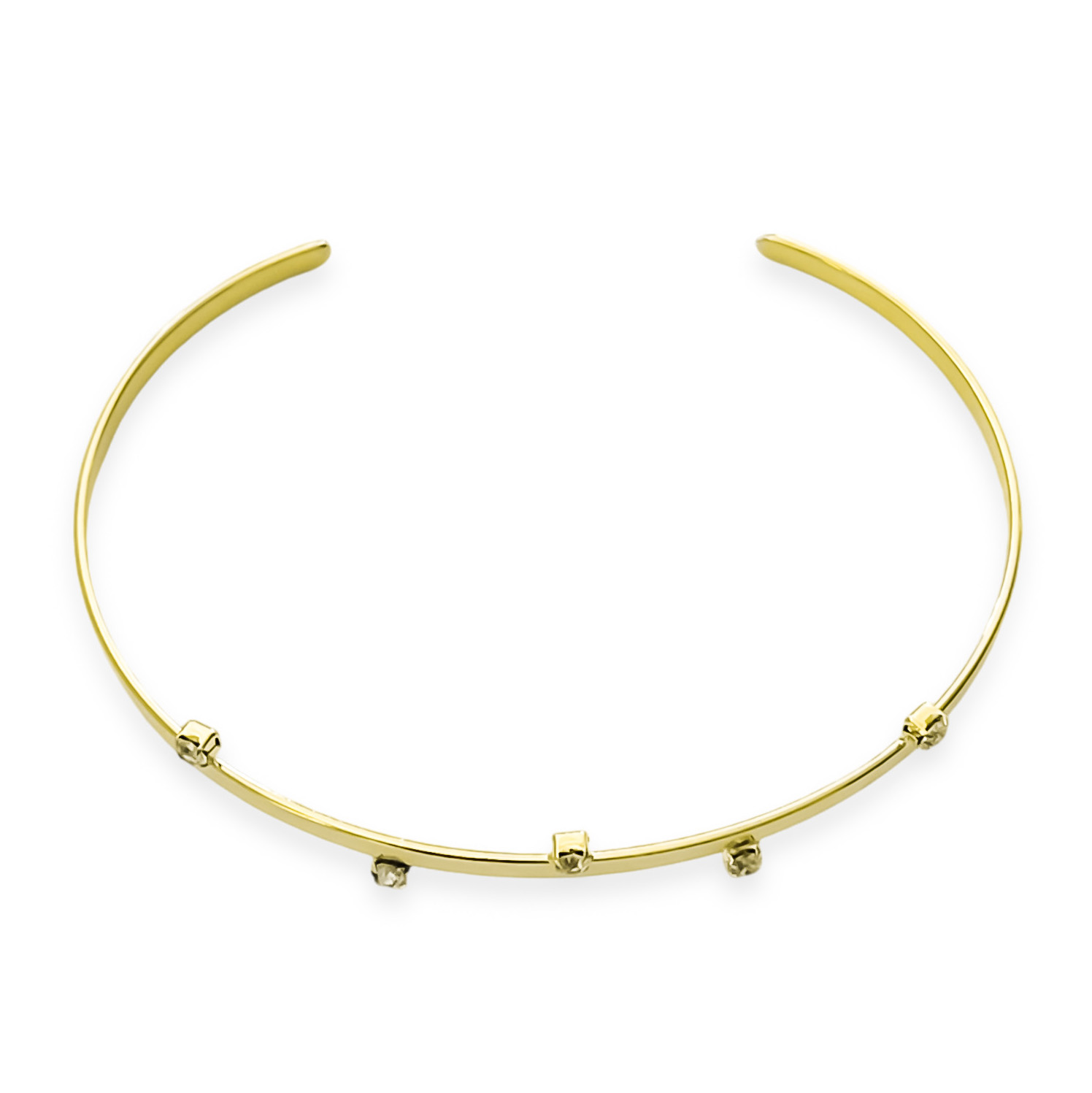 PULSERA ESCLAVA CONSTANZA 4 CIRCONES ENCHAPADO ORO 18K - 2