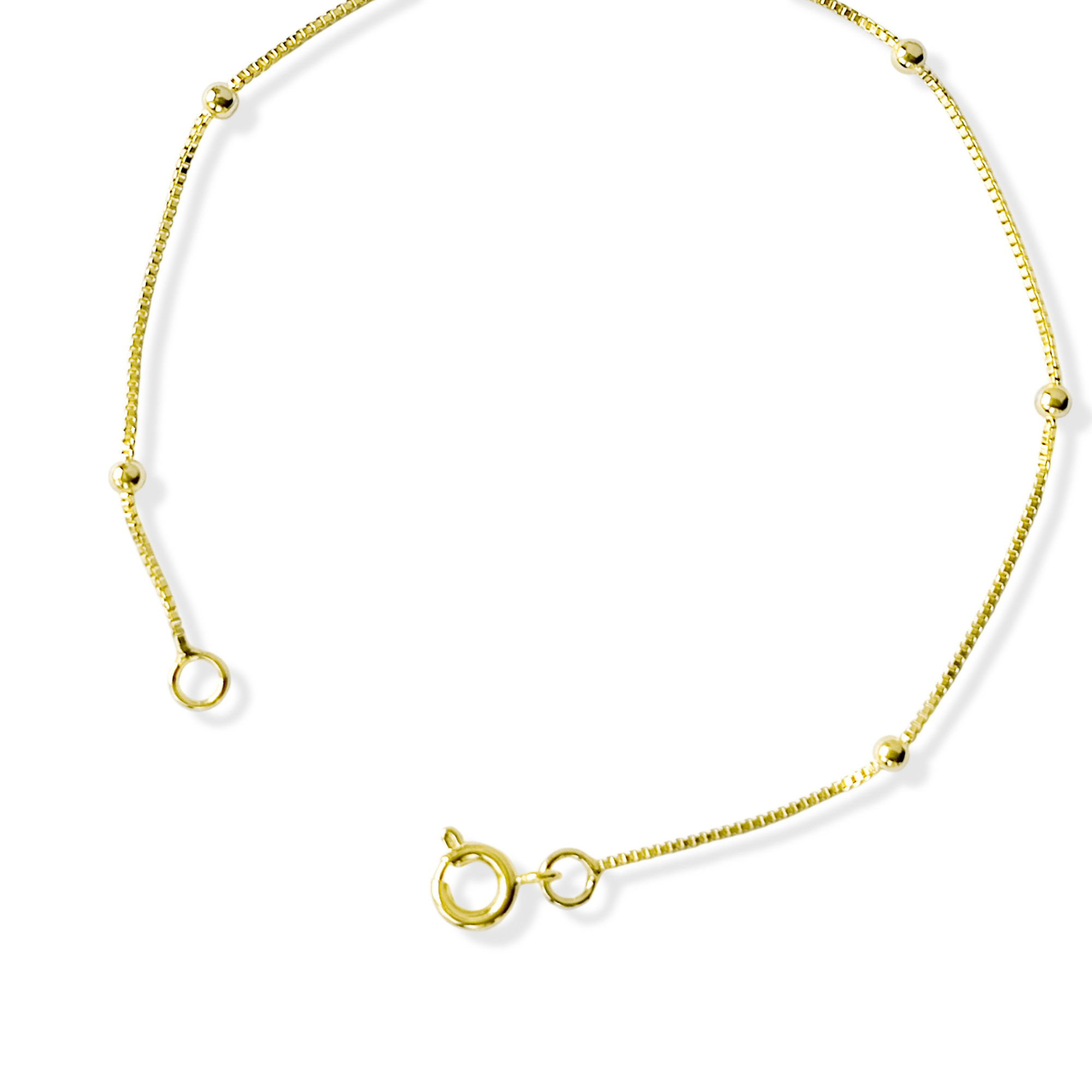 PULSERA 6 BOLITAS VENECIANA ENCHAPADO ORO 18K - 2