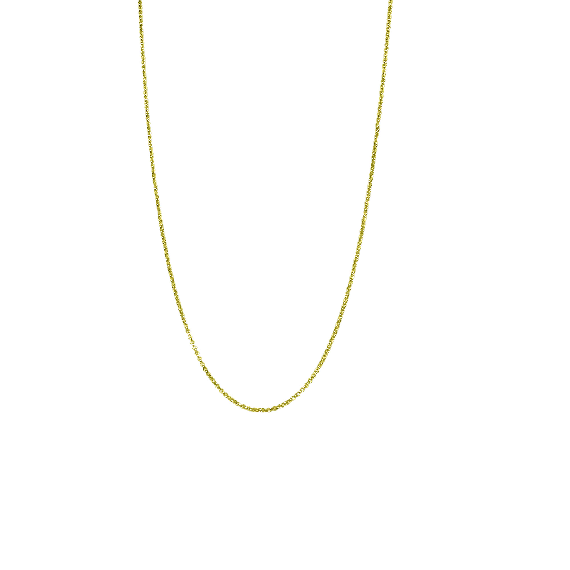 CADENA ROLO FINO ENCHAPADO ORO 18K - 1