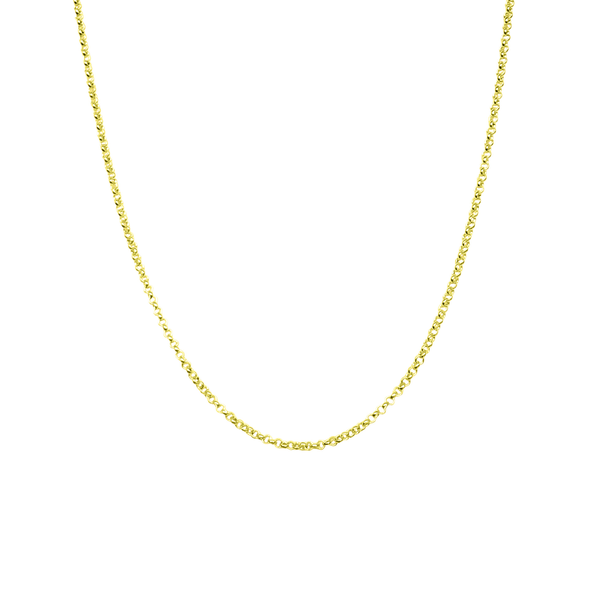 CADENA ROLO FINO ENCHAPADO ORO 18K - 2