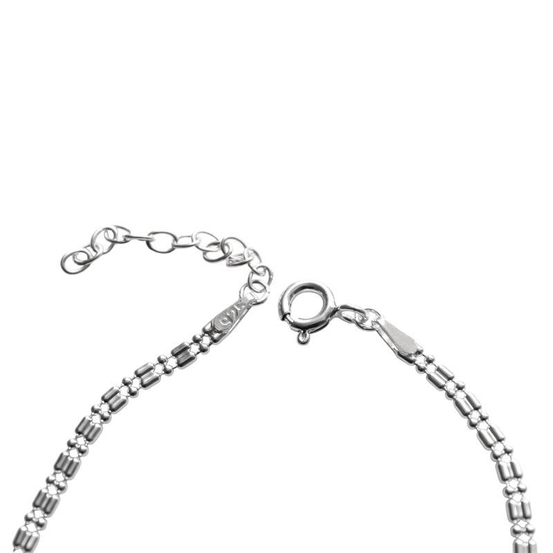 PULSERA 12 CIRCONES EN COLOR BLANCO PLATA FINA 925 - 4
