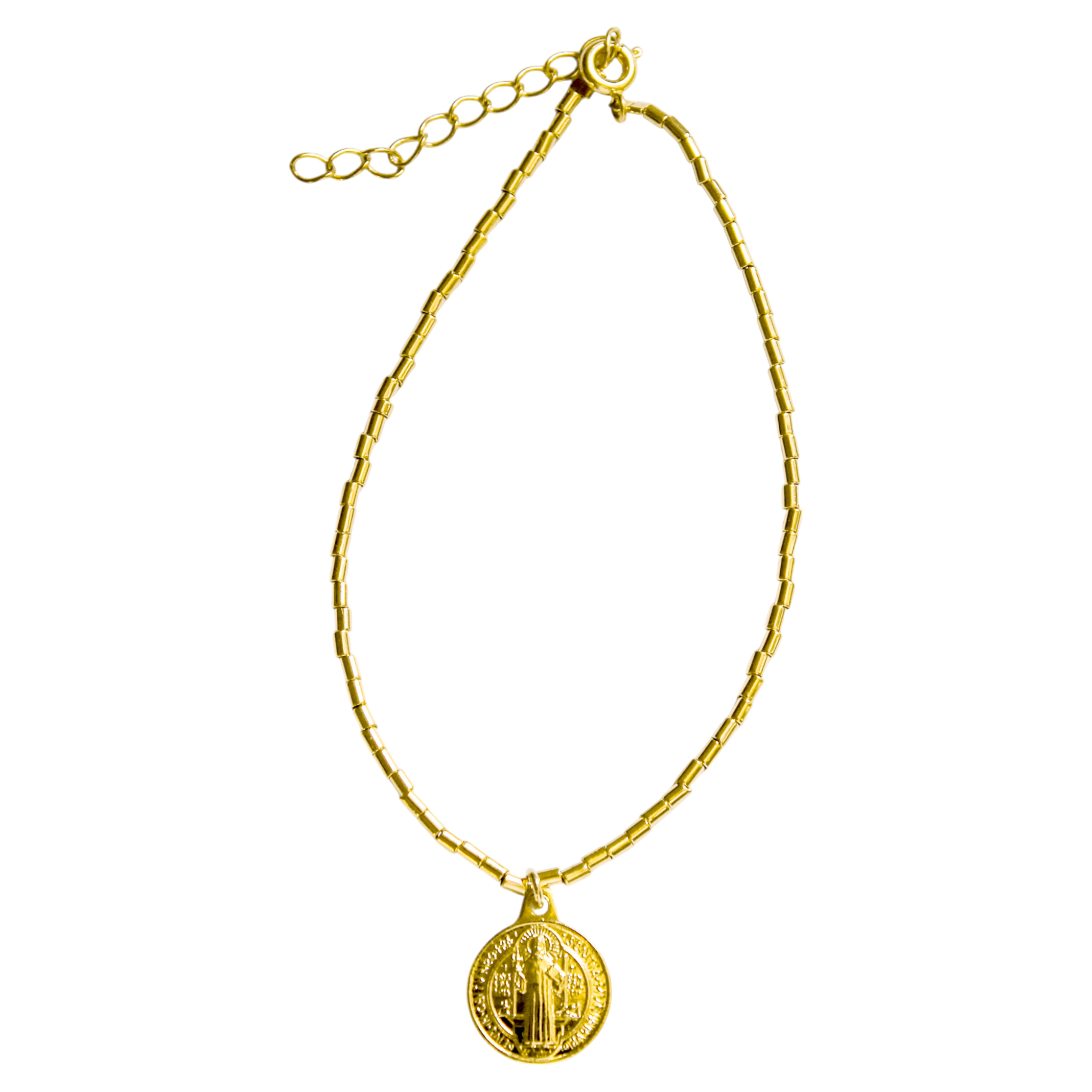 PULSERA MOSTACILLA SAN BENITO ENCHAPADO ORO 18K - 1