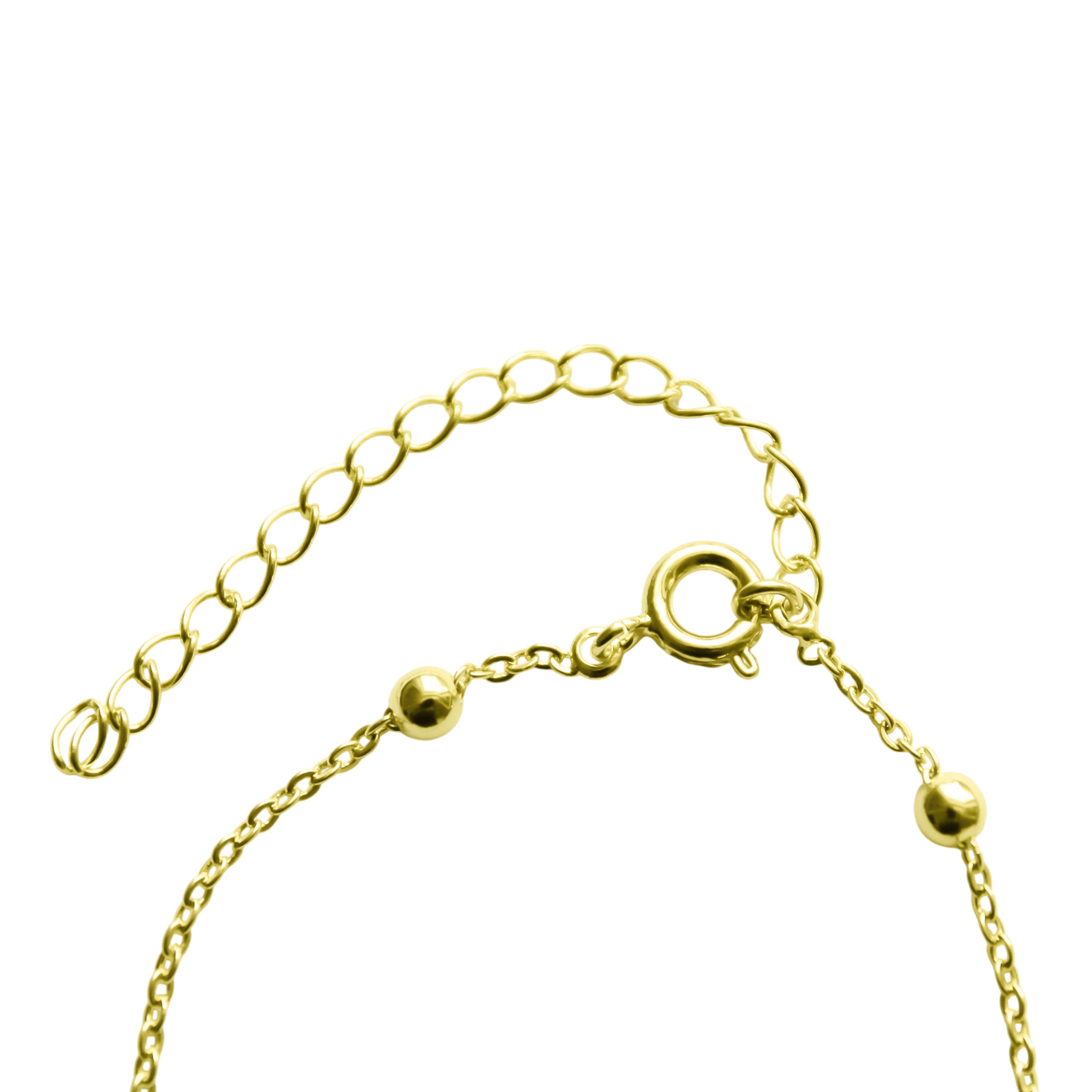 PULSERA 5 BOLITAS ENCHAPADO ORO 18K - 3