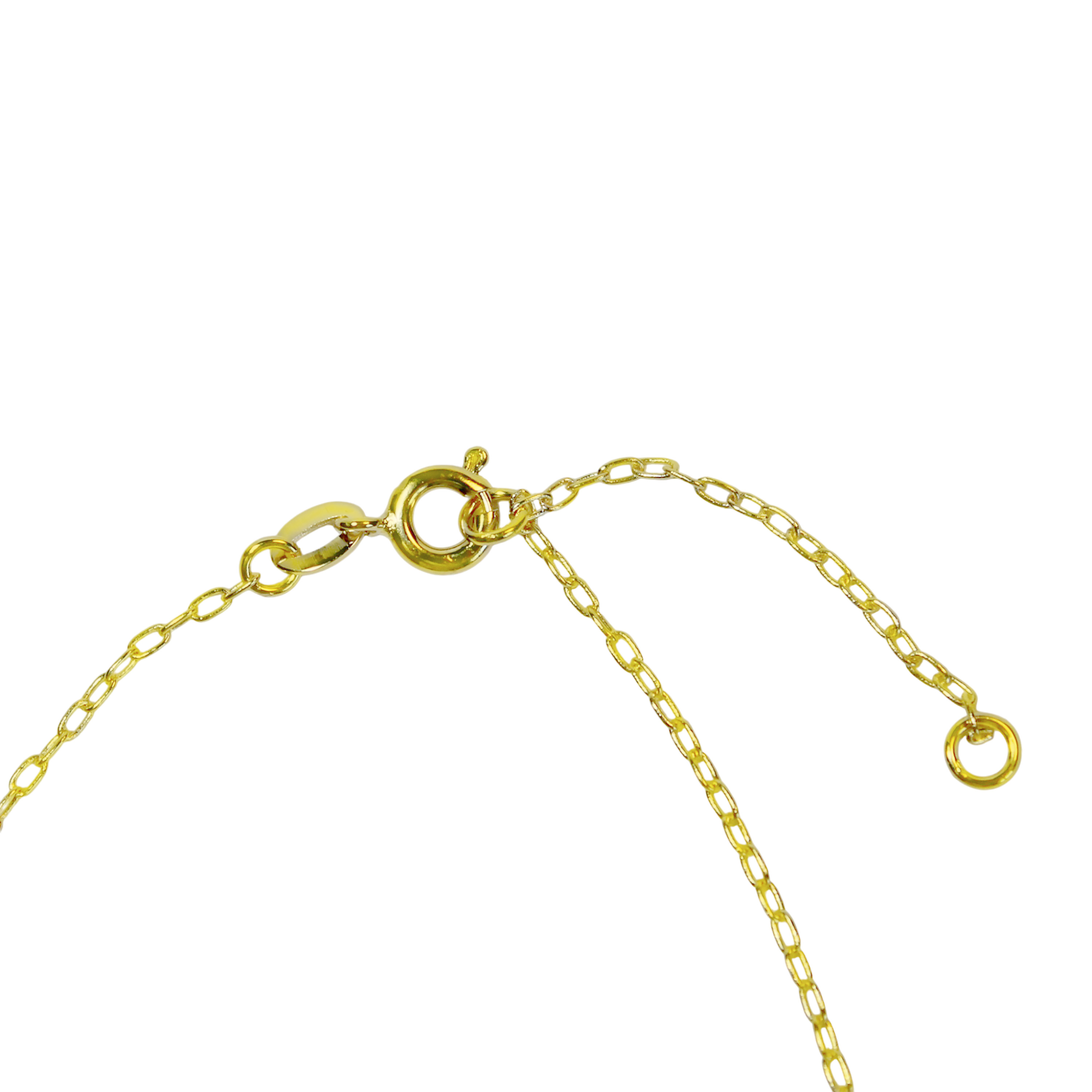 TOBILLERA 5 MARGARITAS ENCHAPADO ORO 18K - 3