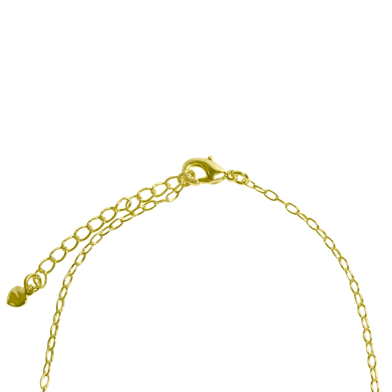 TOBILLERA 3 CIRCONES EN COLOR BLANCOS ENCHAPADO ORO 18K - 3