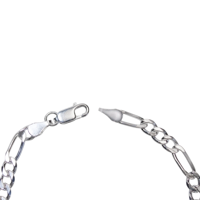 PULSERA ESLABON GRUESO HOMBRE PLATA FINA 925 - 3
