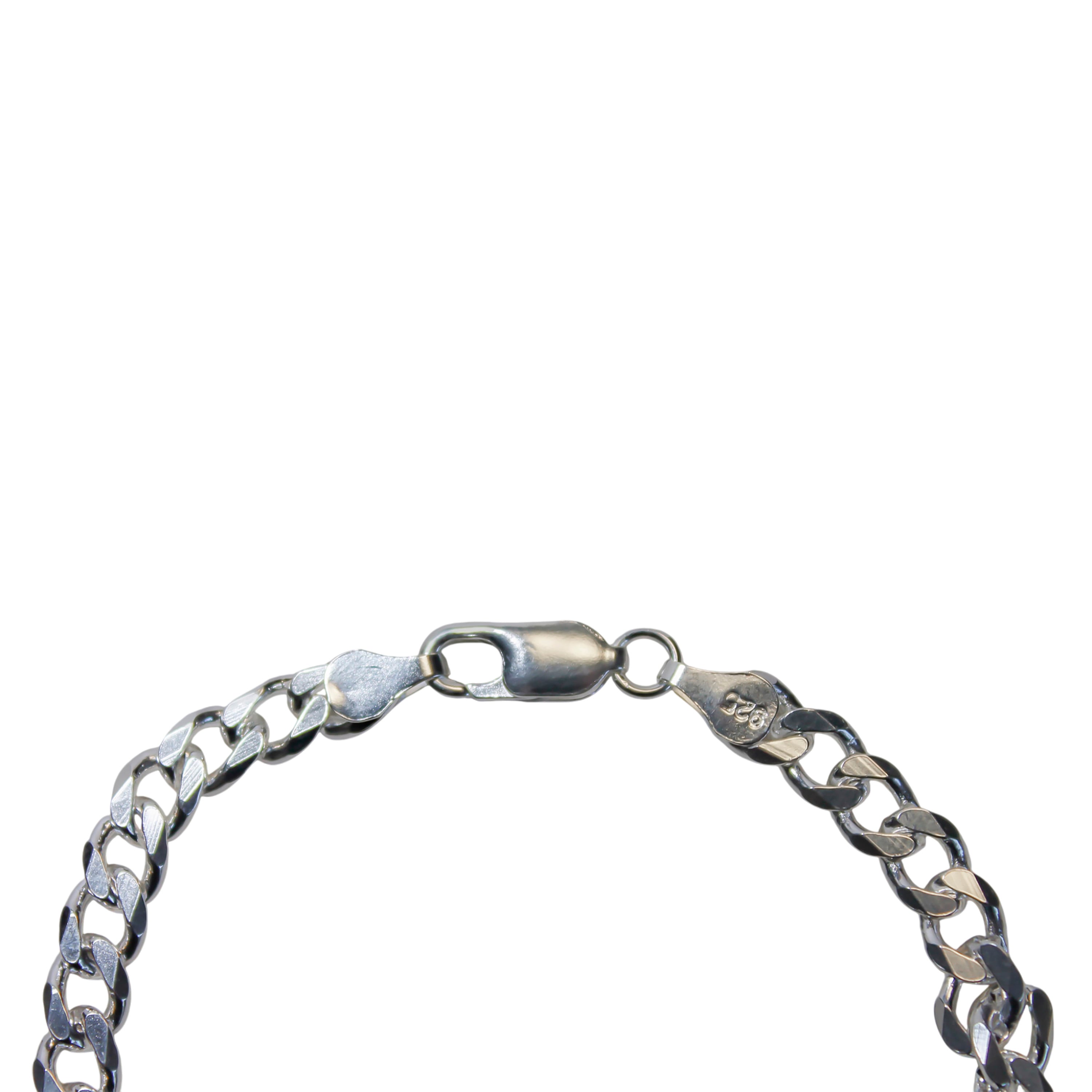 PULSERA GRUMET HOMBRE GRUESA PLATA FINA 925 - 3