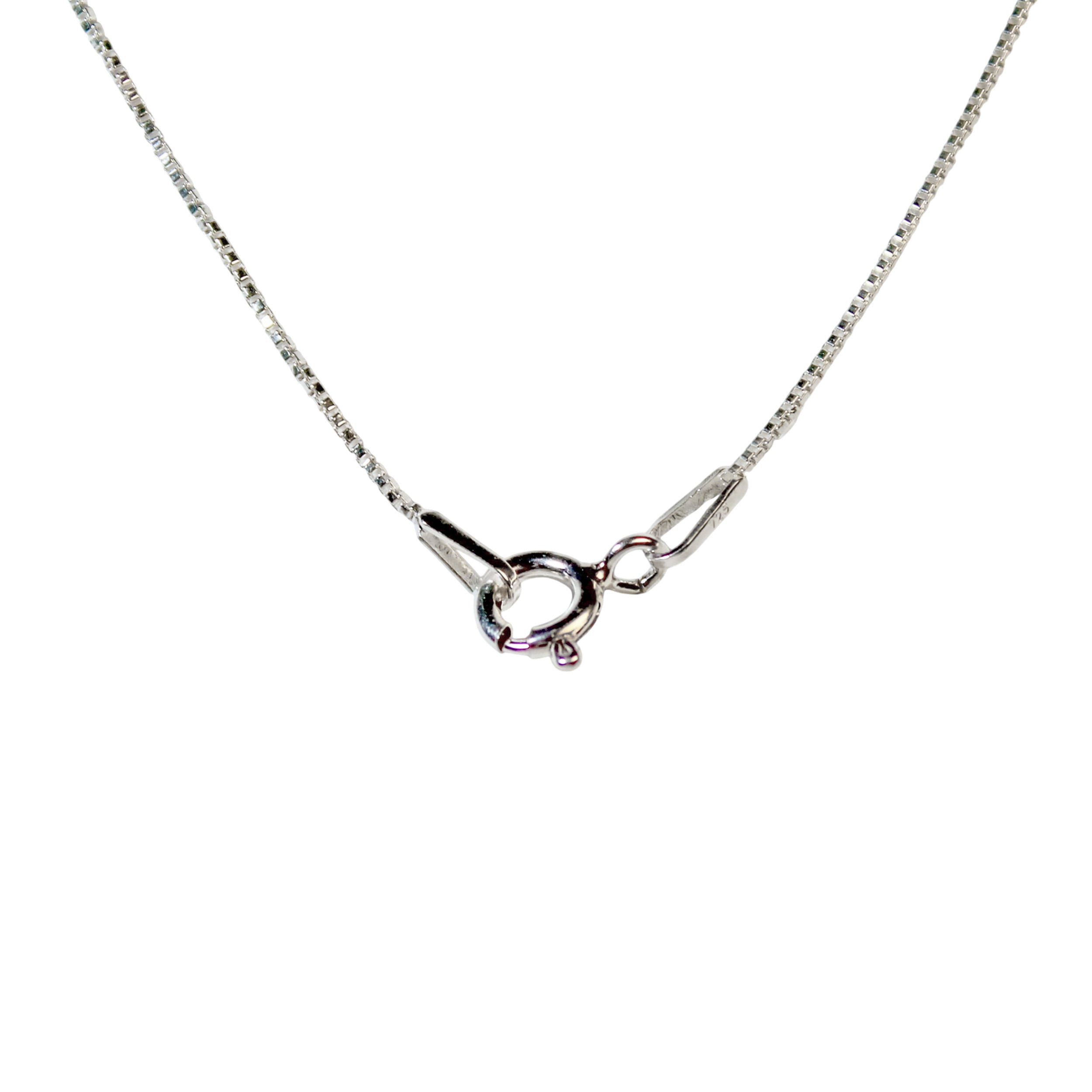 COLLAR CORAZON PUNTO DE LUZ CIRCON REDONDO PLATA FINA 925 - 4