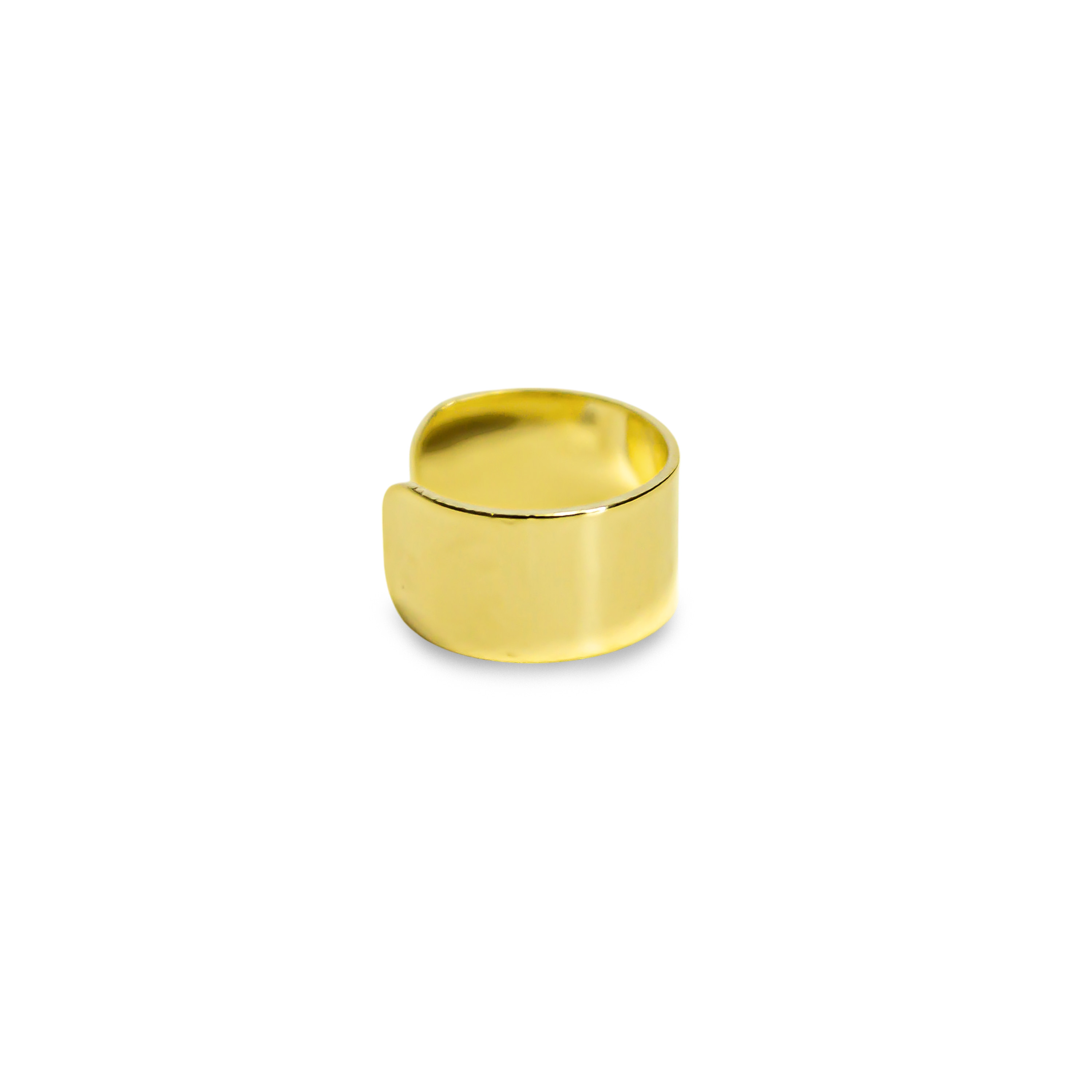 ARO BIDU LISO PLANO ENCHAPADO ORO 18K - 2