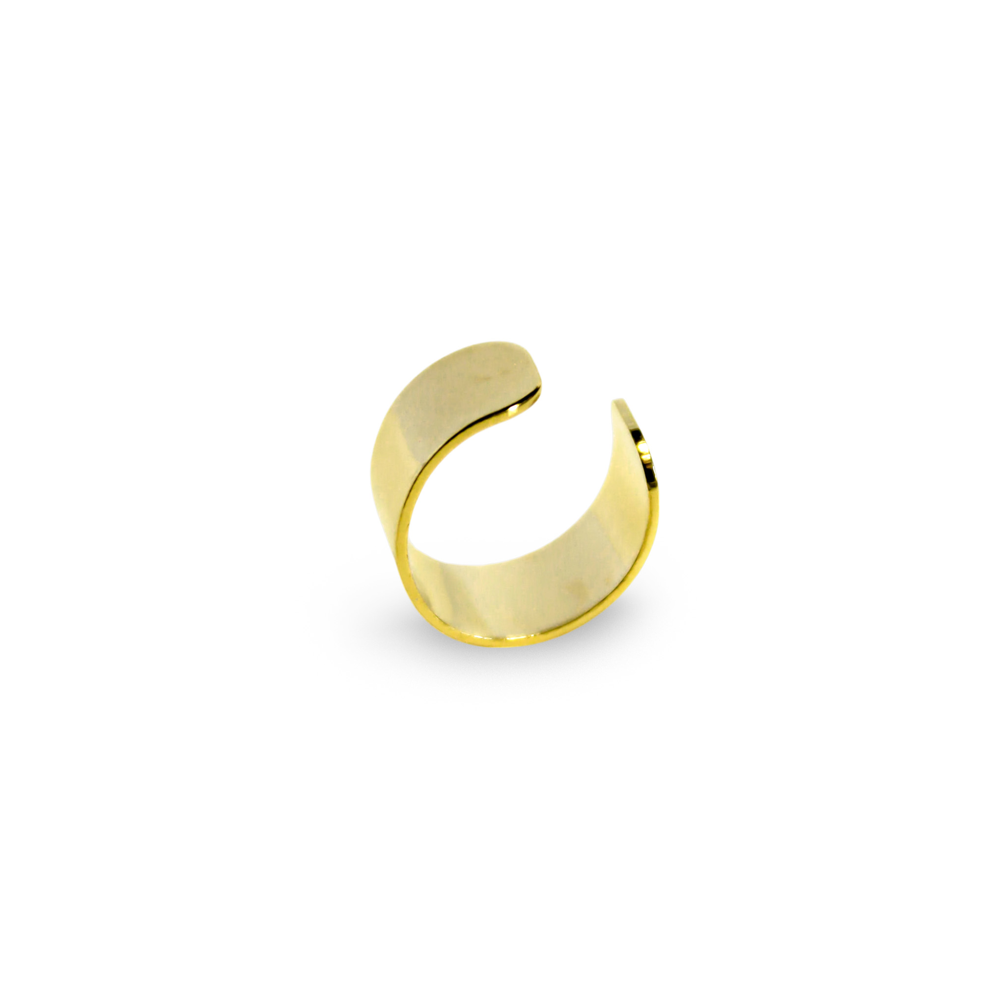 ARO BIDU LISO PLANO ENCHAPADO ORO 18K - 3