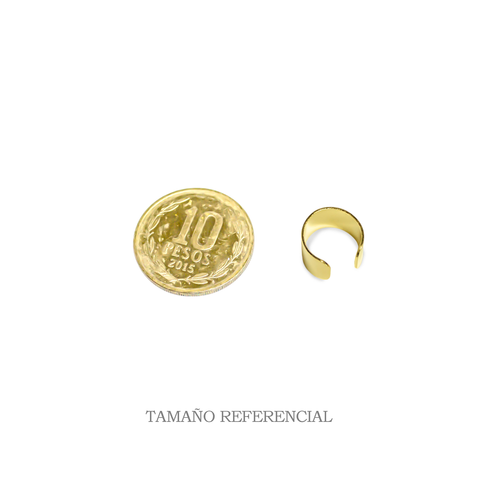 ARO BIDU LISO PLANO ENCHAPADO ORO 18K - 4
