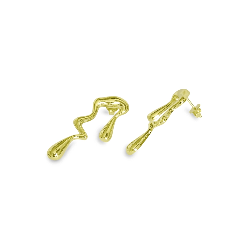AROS ORGANICOS ENCHAPADO ORO 18K - 3