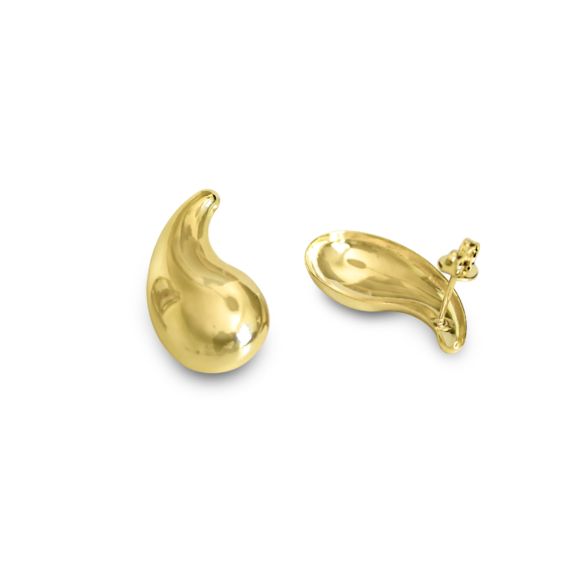AROS VALENTINA GOTA ENCHAPADO ORO 18K - 3