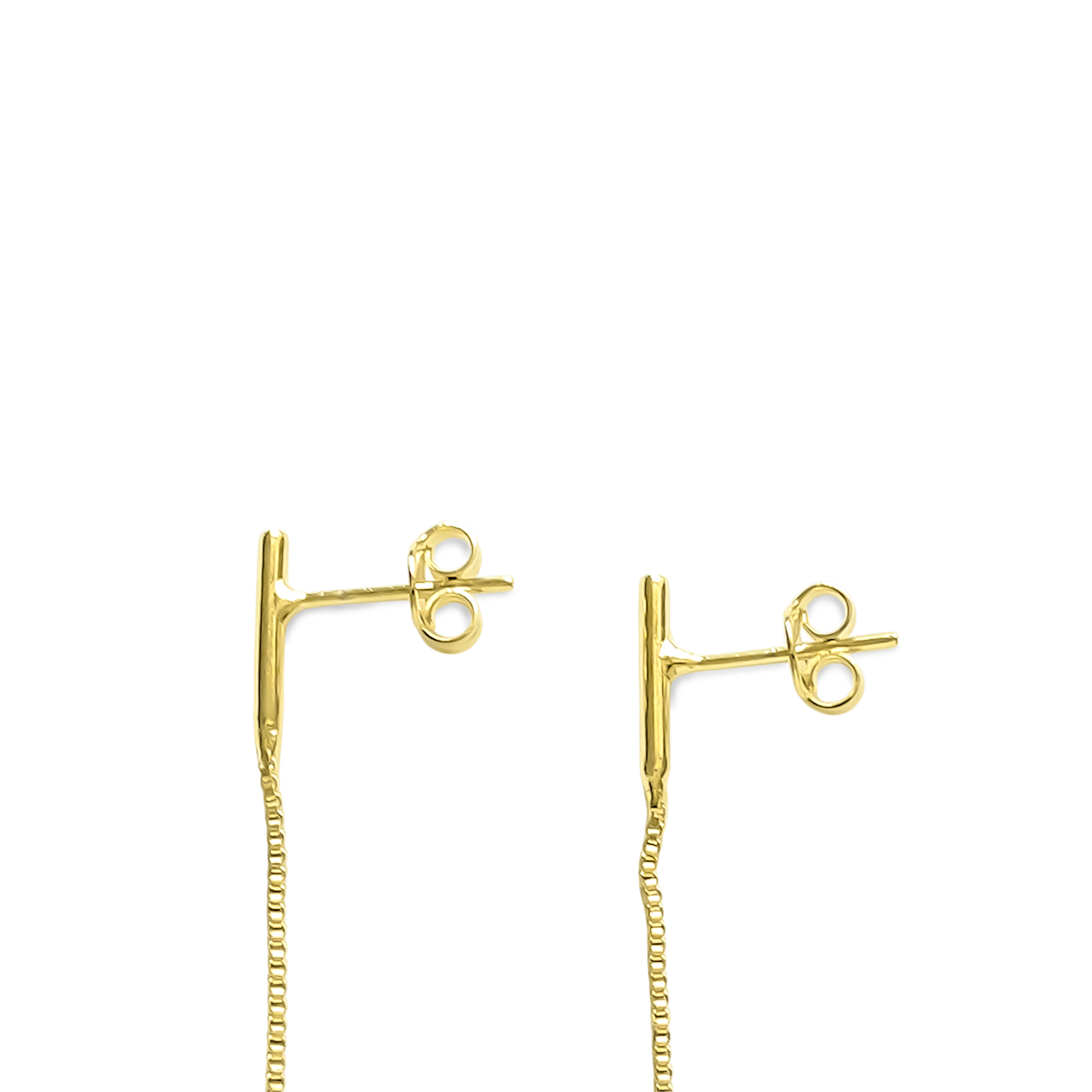 AROS DELIA CADENA PALITO ENCHAPADO ORO 18K - 3