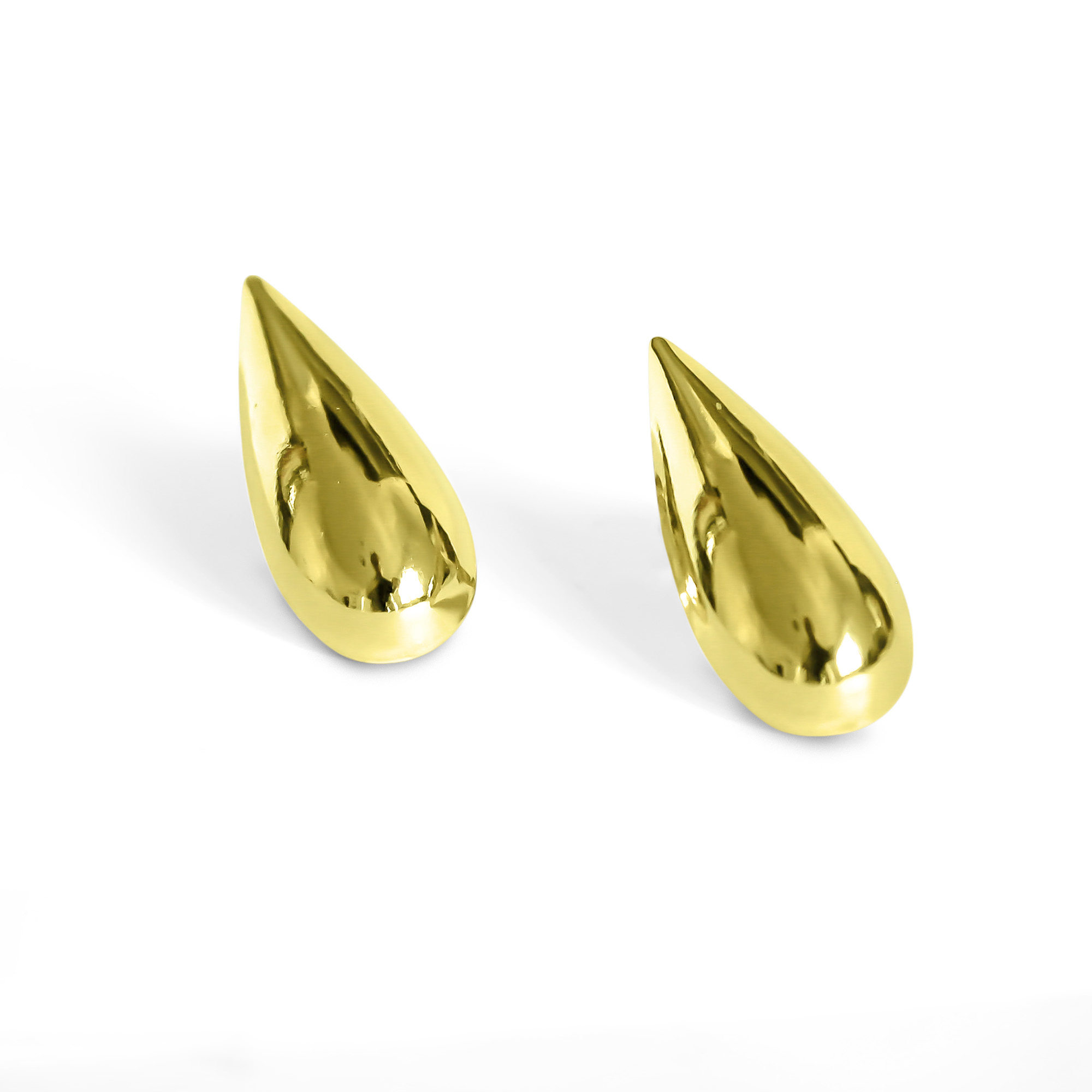 AROS GOTA RAQUEL ENCHAPADO ORO 18K - 2