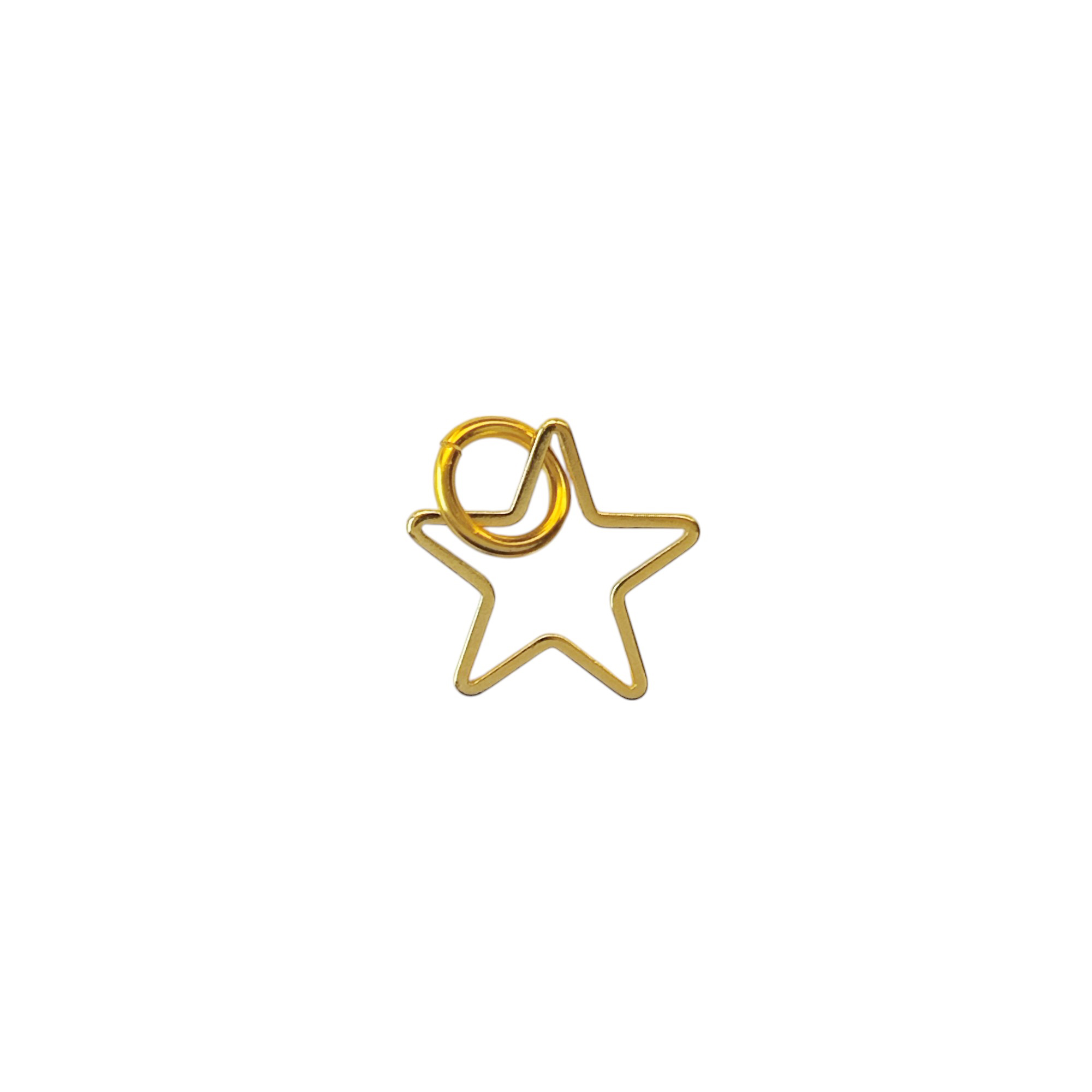 COLGANTE ESTRELLA CALADA MINI ENCHAPADO ORO 18K - 1