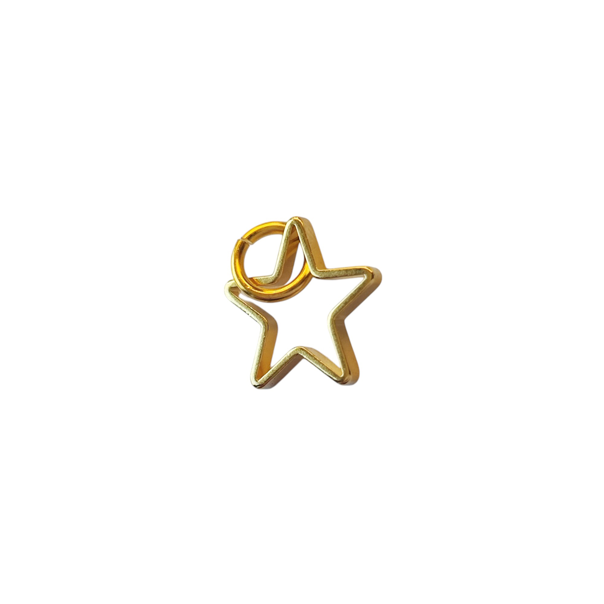 COLGANTE ESTRELLA CALADA MINI ENCHAPADO ORO 18K - 2