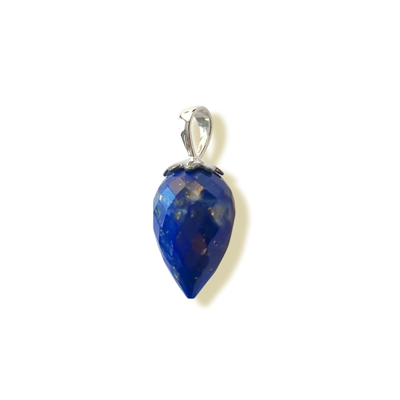 COLGANTE PE NDULO LAPISLAZULI PLATA FINA 925 - 1