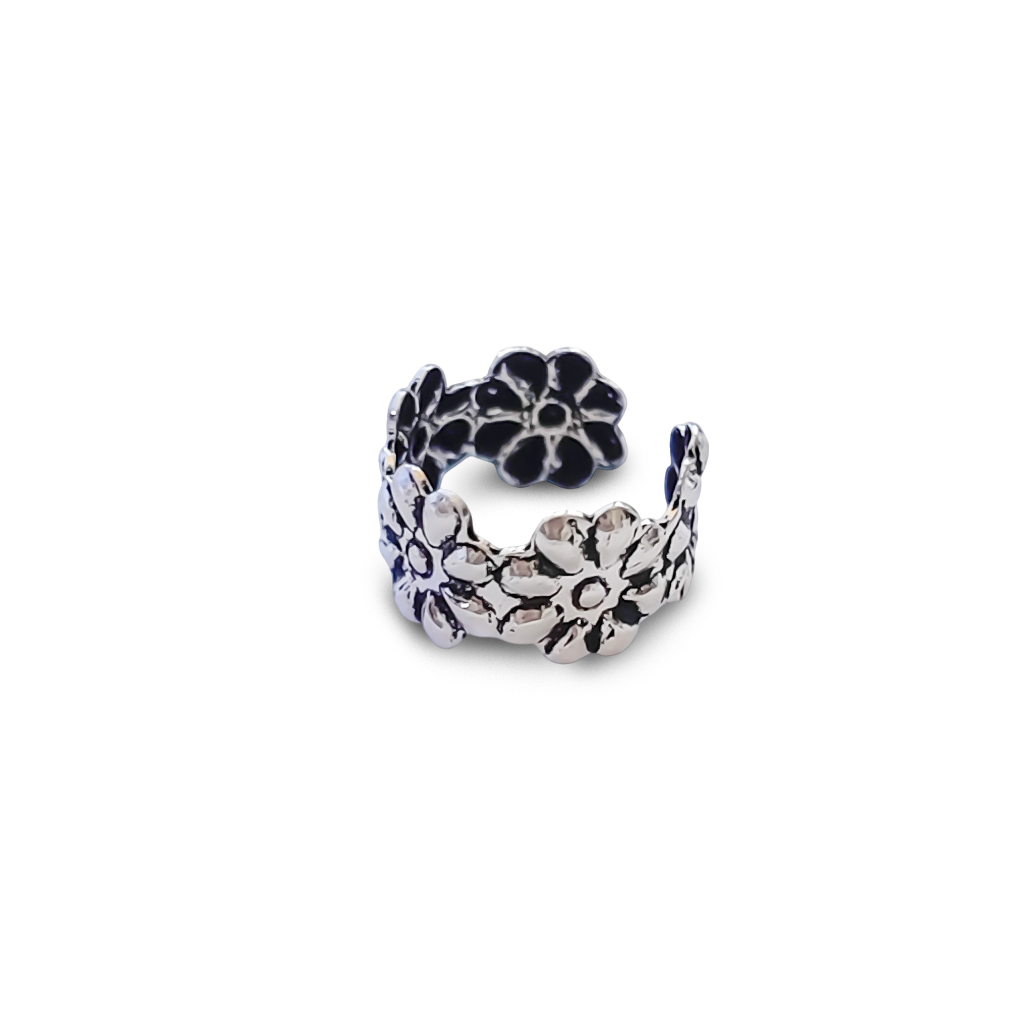 ARO BIDU FLORES PLATA FINA 925 - 2