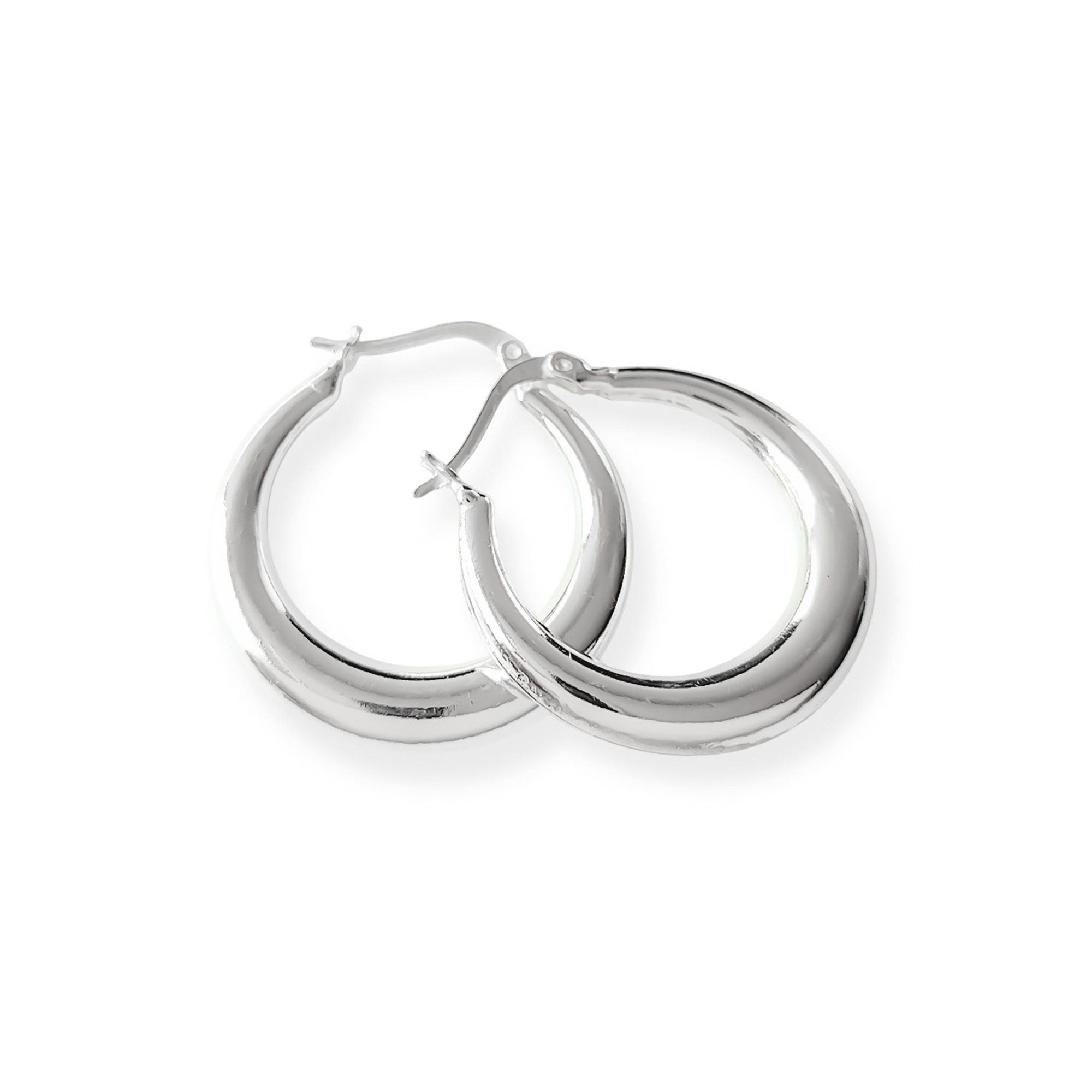 AROS ARGOLLA JOSEFINA 27MM PLATA FINA 925 - 1