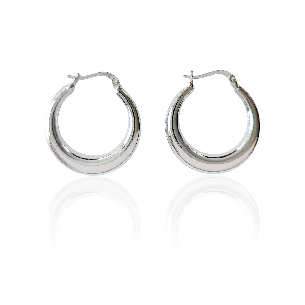 AROS ARGOLLA JOSEFINA 27MM PLATA FINA 925 - 2