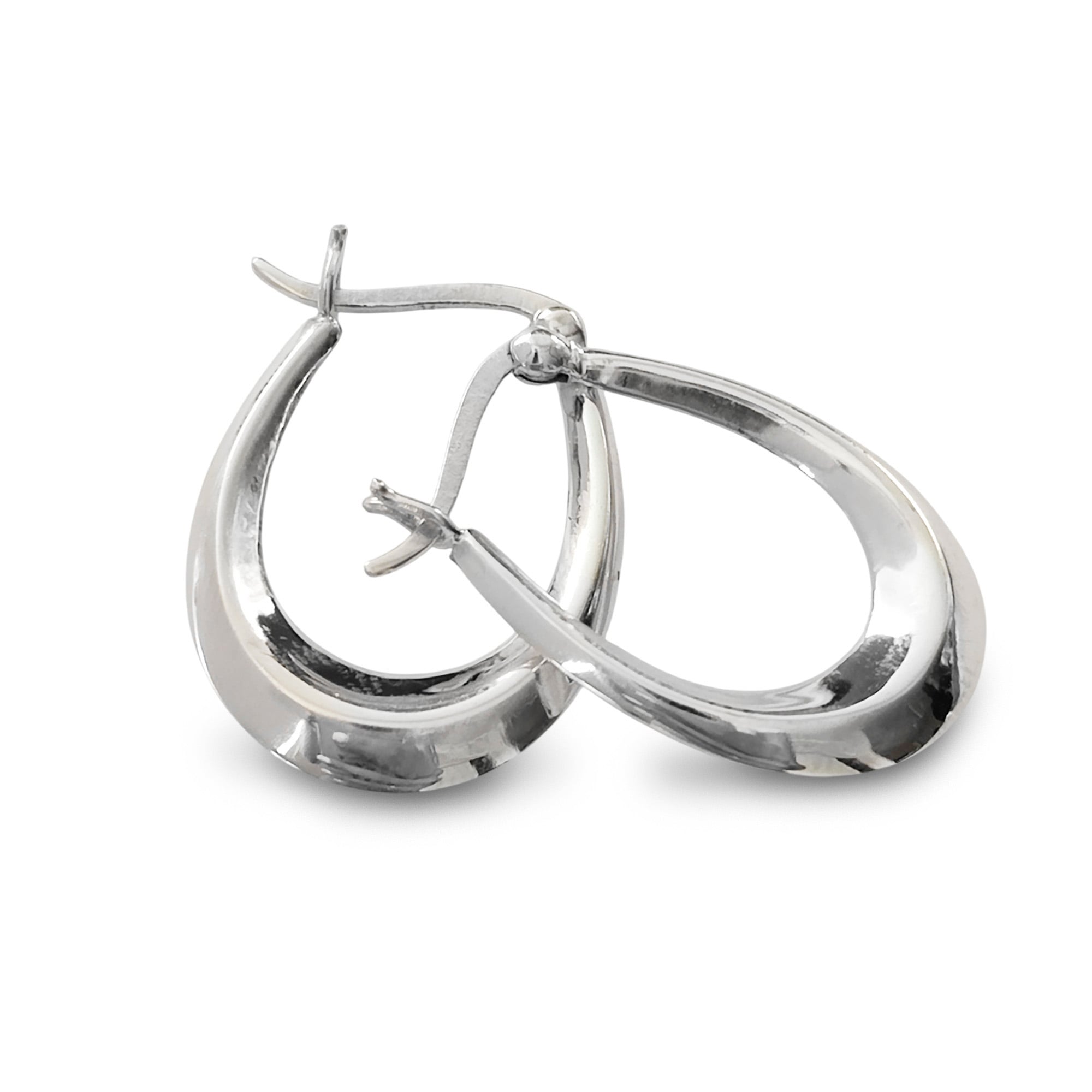 AROS ARGOLLA LORENZA 18MM PLATA FINA 925 - 1