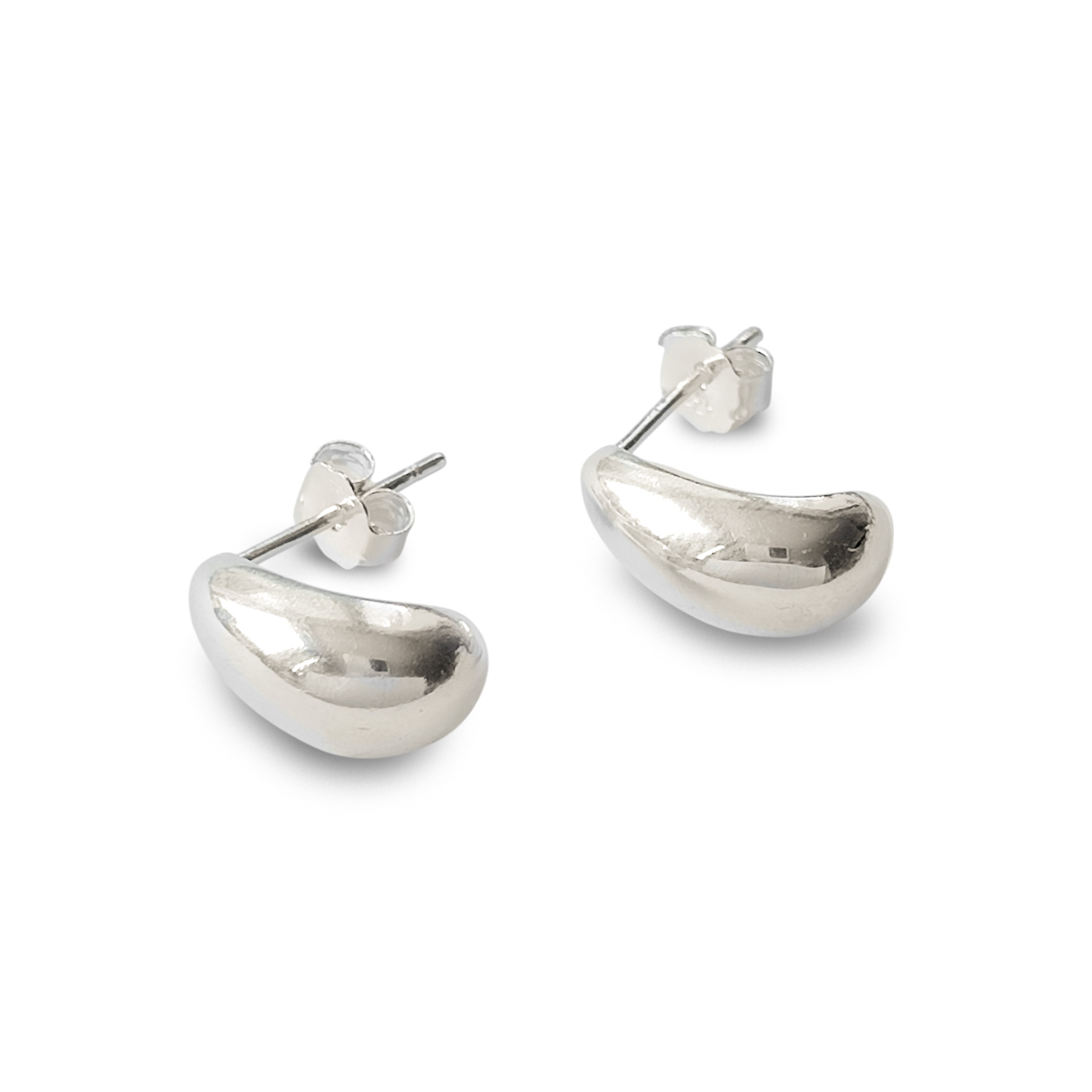 AROS GOTA SILVIA PLATA FINA 925 - 1