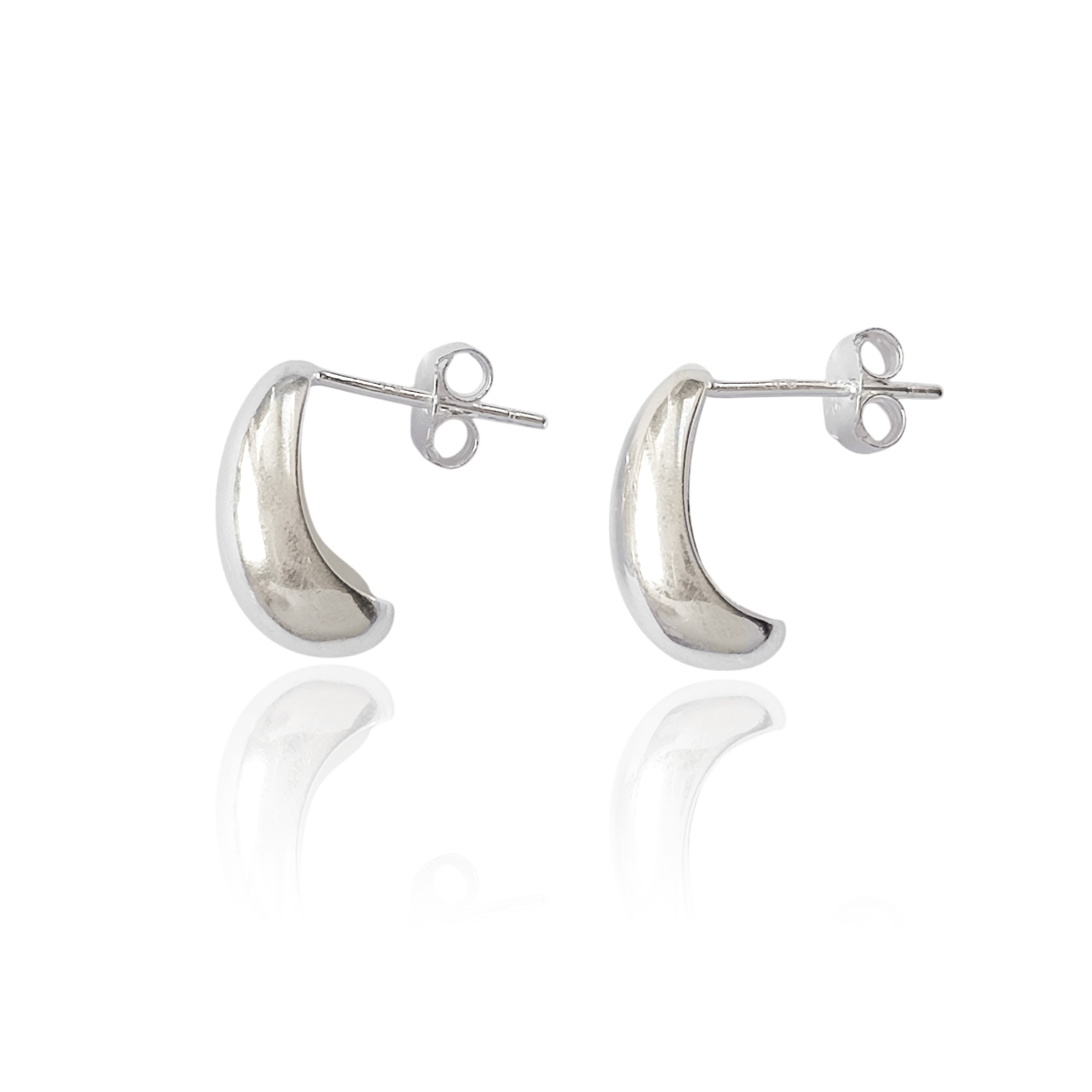 AROS GOTA SILVIA PLATA FINA 925 - 2