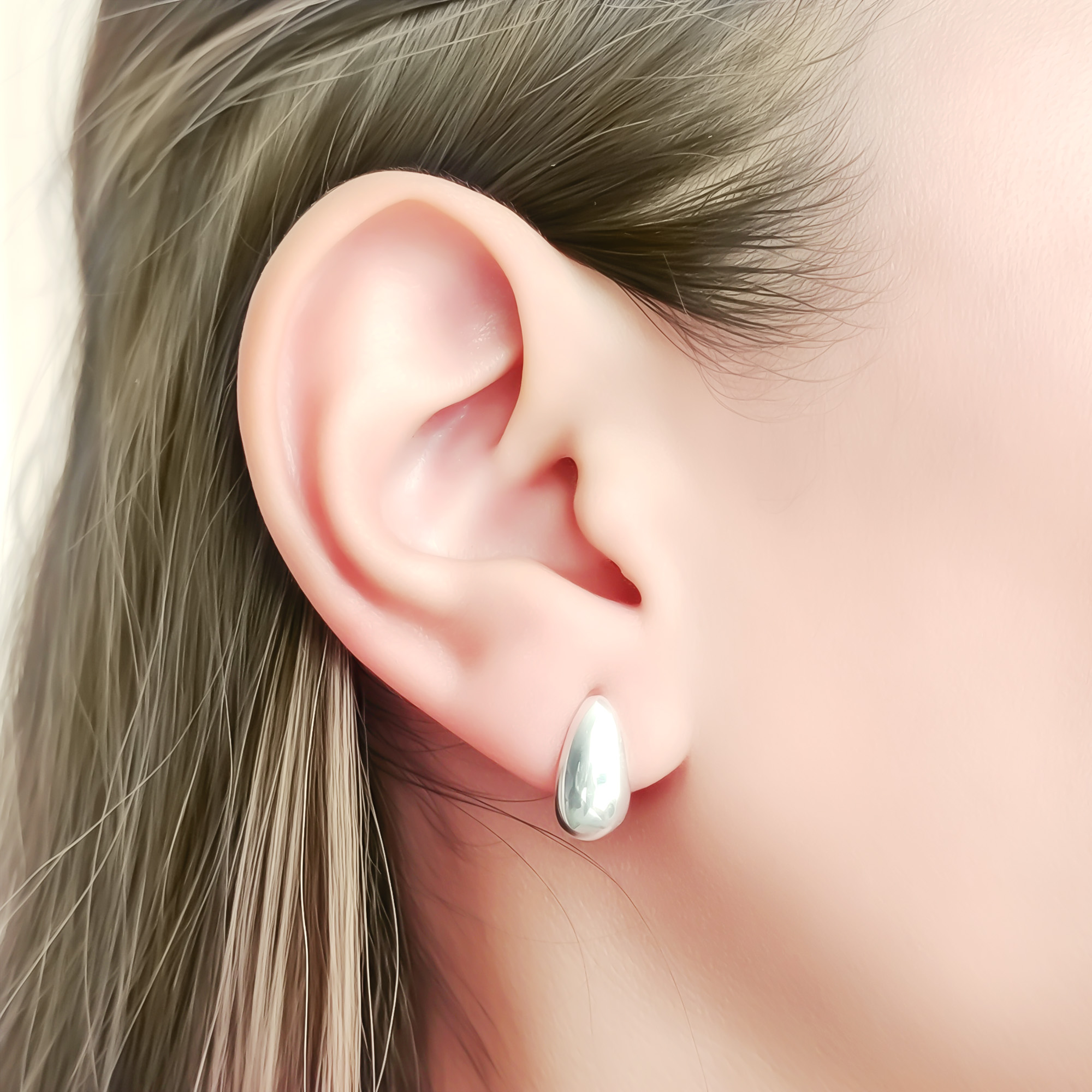 AROS GOTA SILVIA PLATA FINA 925 - 4